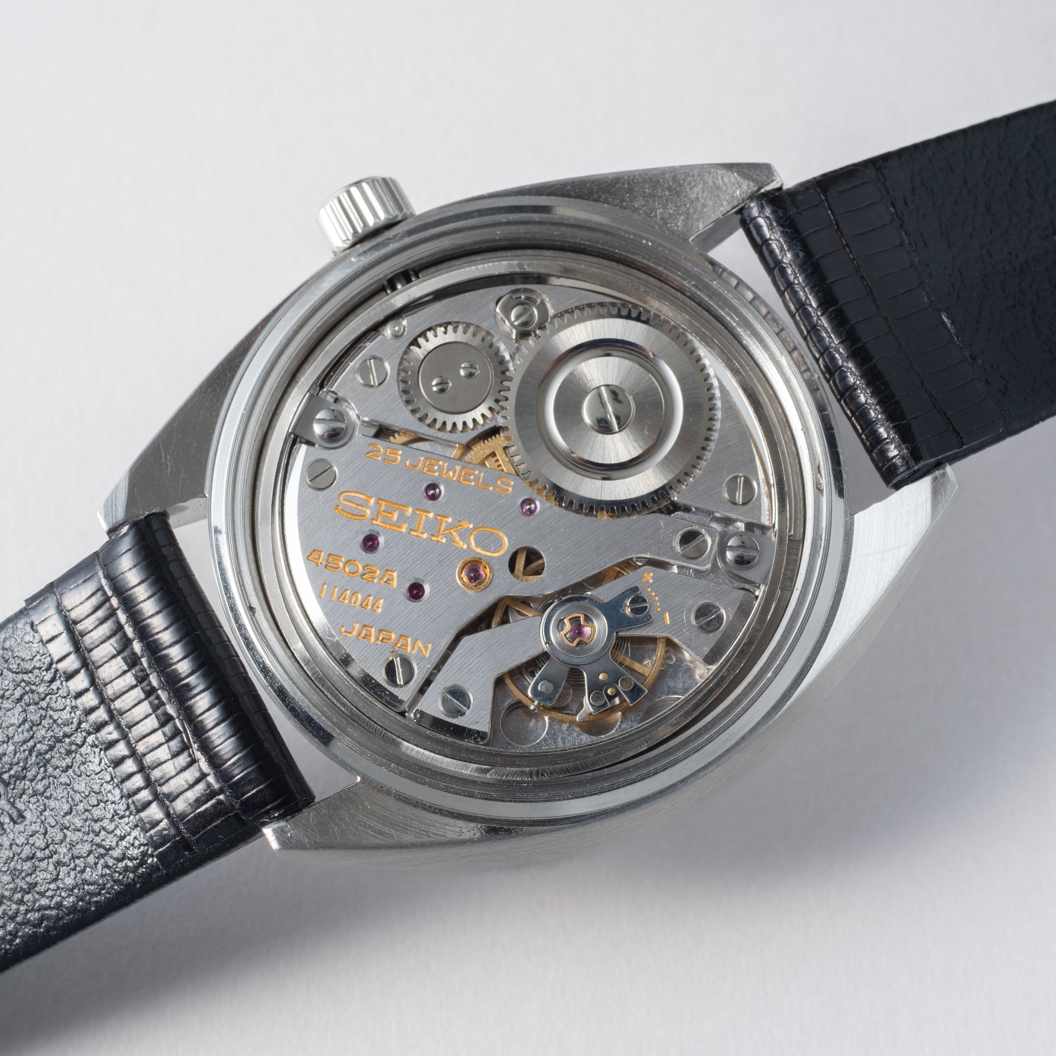 キングセイコー ハイビート 1970年製/昭和45年製 手巻き Ref.4502-7010 リネンダイヤル45KS 純正尾錠付き