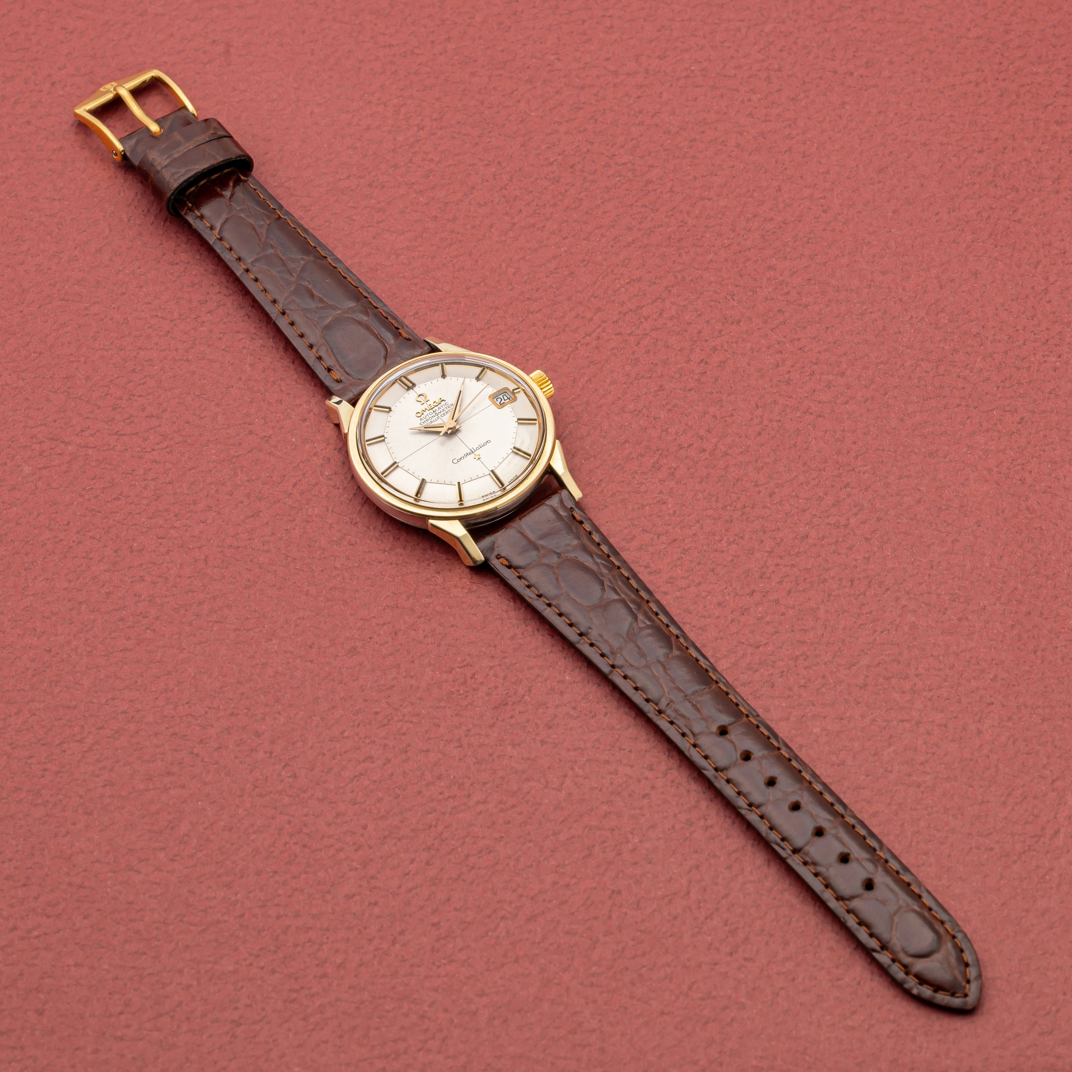 オメガ コンステレーション 12角 1966年製 トップゴールドケース Ref.168.005