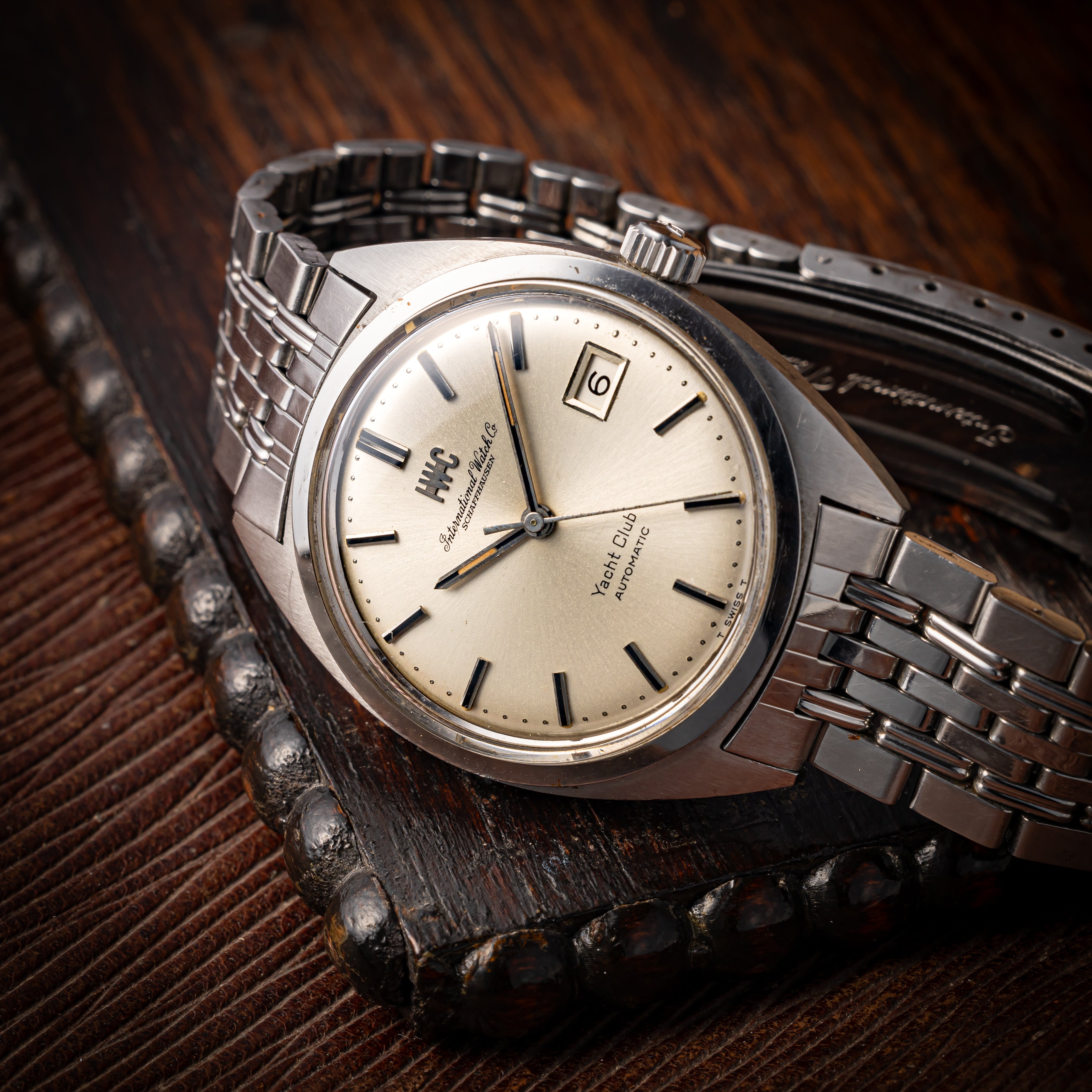 IWC ヨットクラブ 純正ゲイフレアーブレス付き 1970年製(昭和45年製)