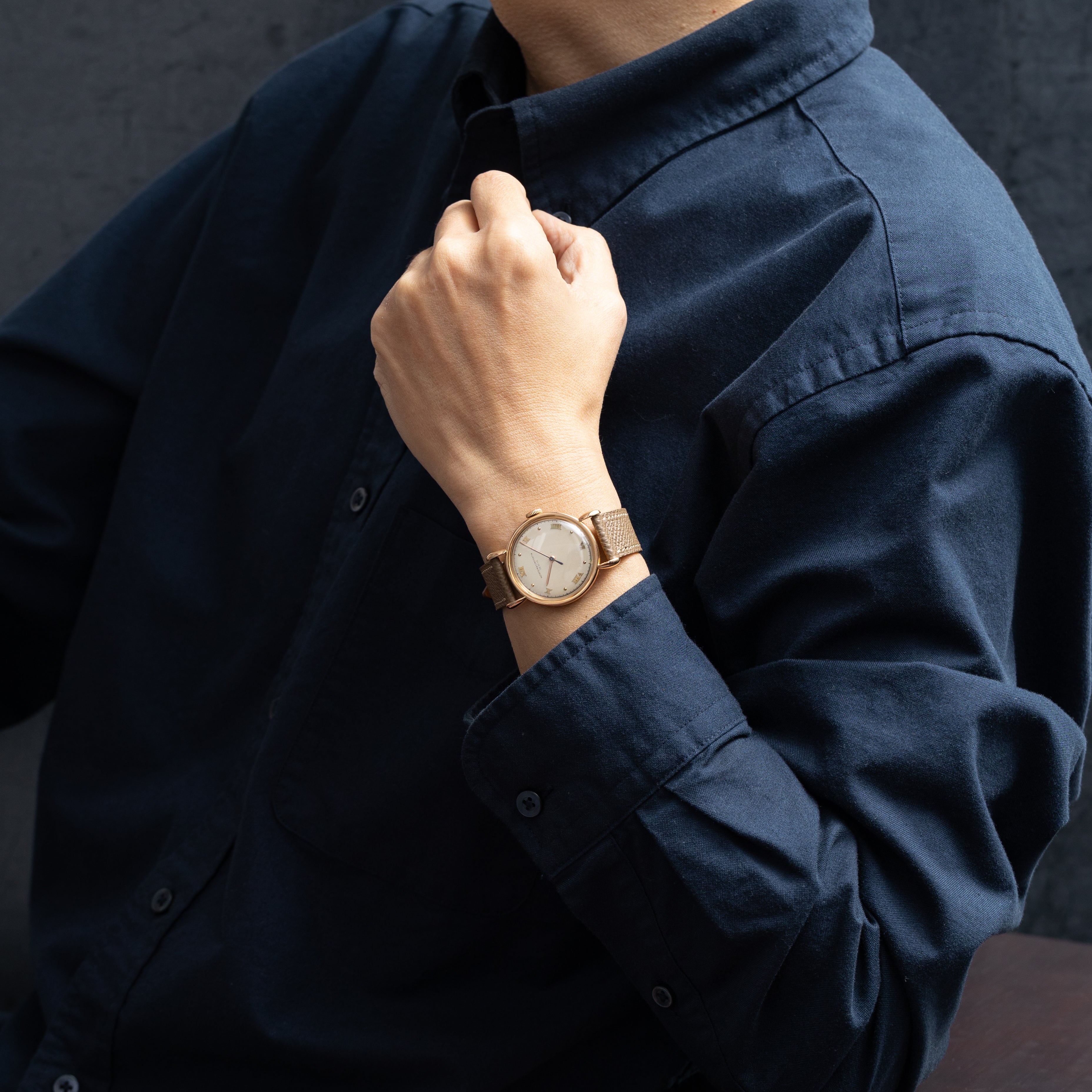 ヴァシュロン・コンスタンタン ティアドロップラグ 18金ピンクゴールド 1950年製