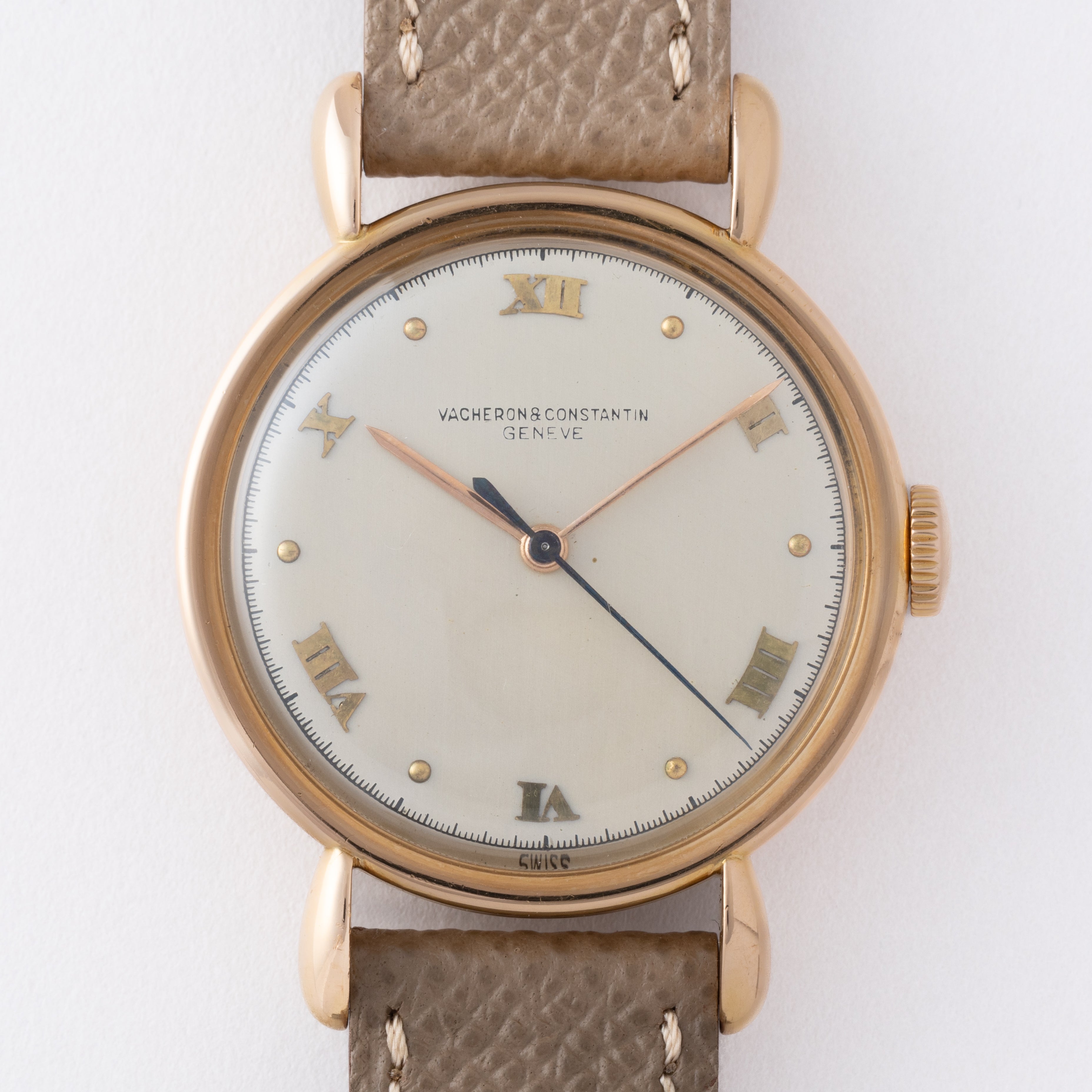 ヴァシュロン・コンスタンタン ティアドロップラグ 18金ピンクゴールド 1950年製