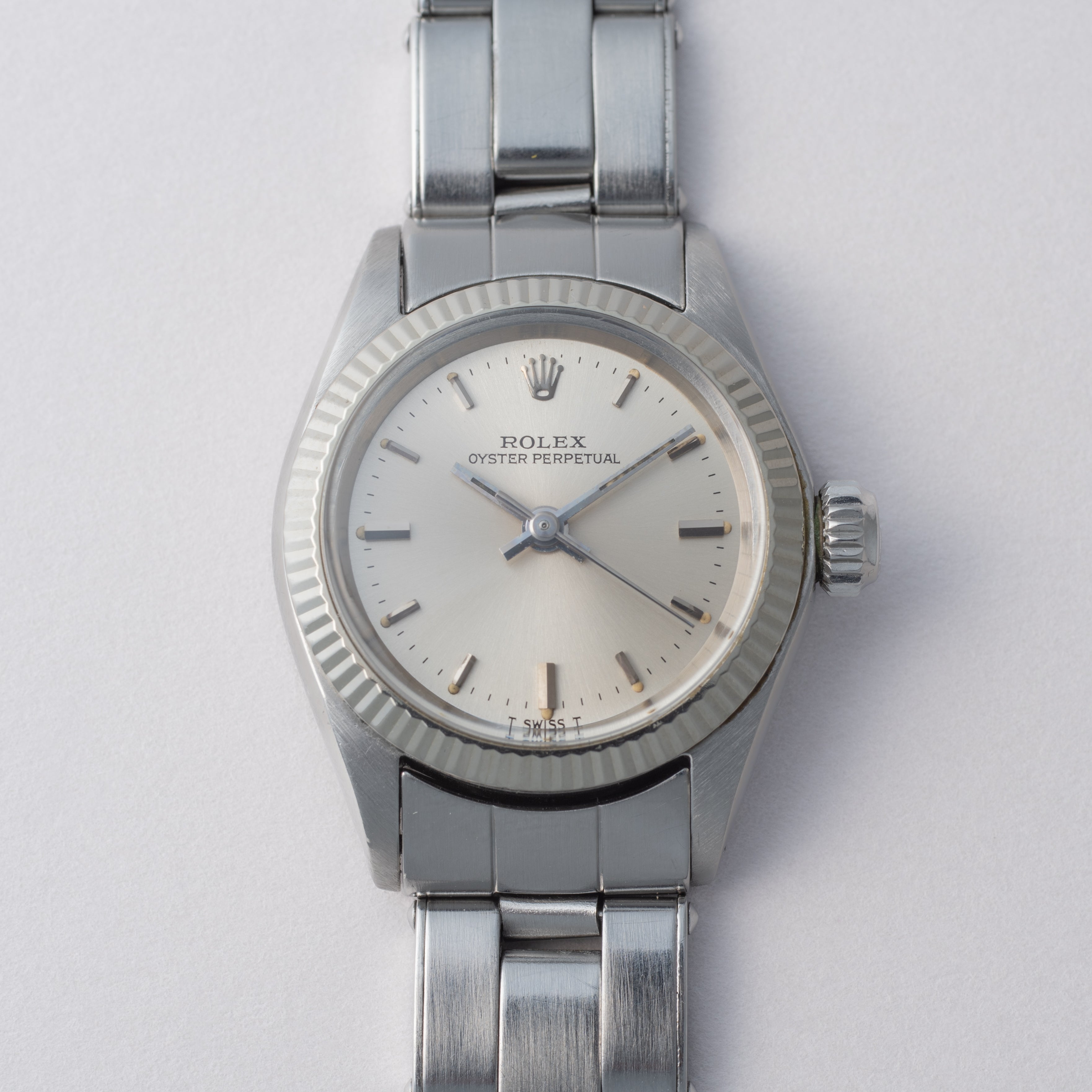 ロレックス レディース オイスターパーペチュアル 1970年製/昭和45年製 ホワイトゴールドベゼル