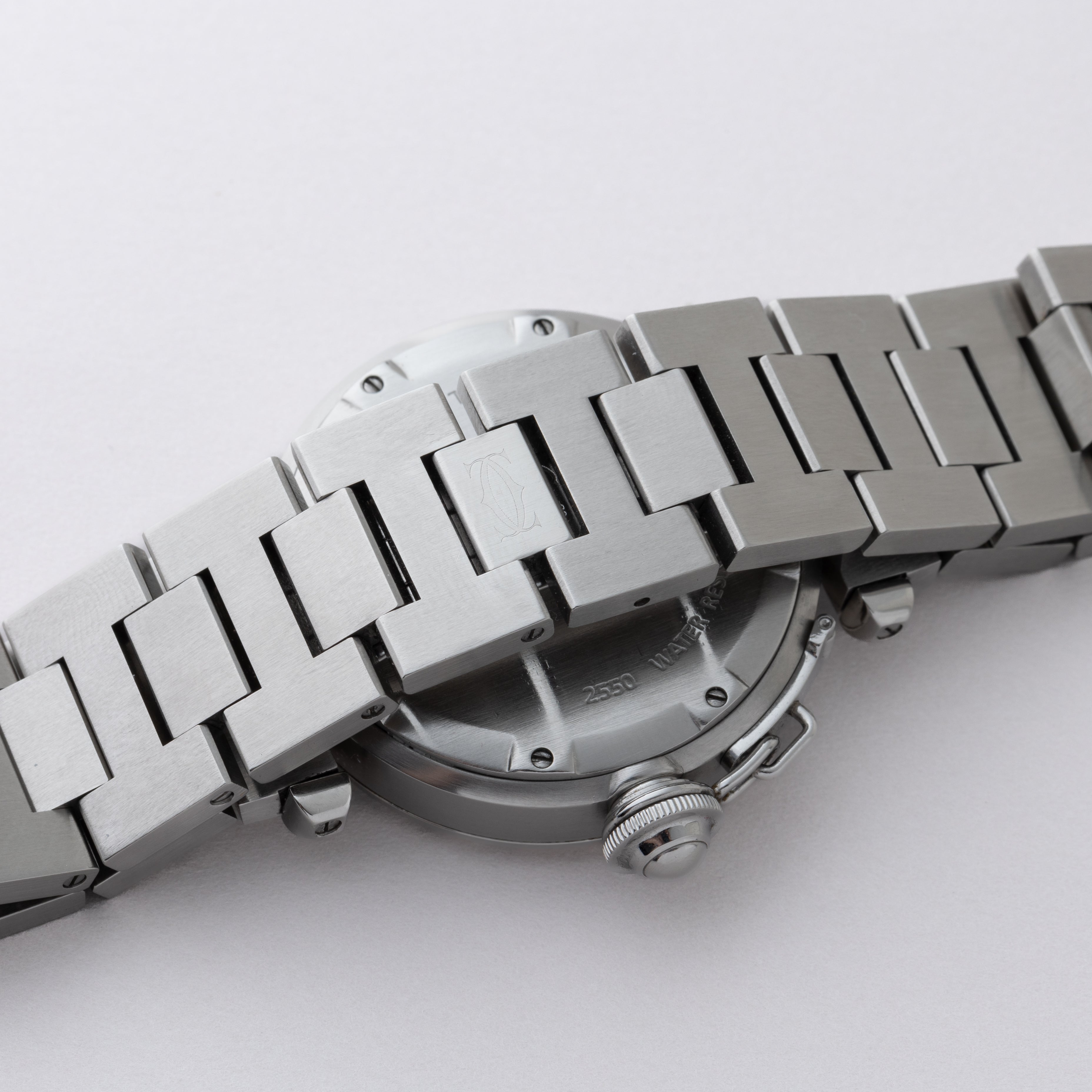 カルティエ パシャC オートマチック 1990年代 ブラックダイヤル 箱付き