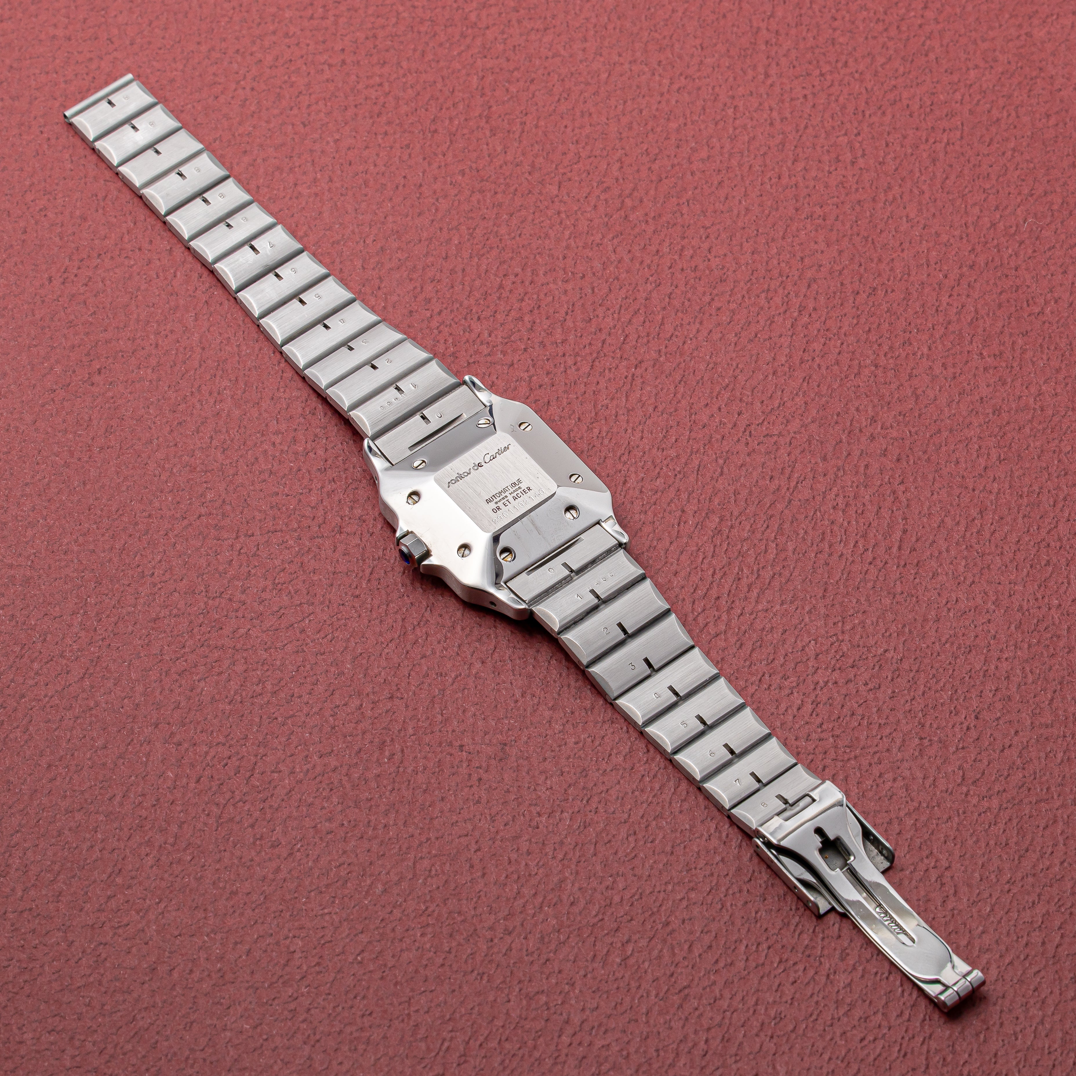 カルティエ サントス コンビ LMサイズ 1980年代製 箱、ギャラ、冊子付き