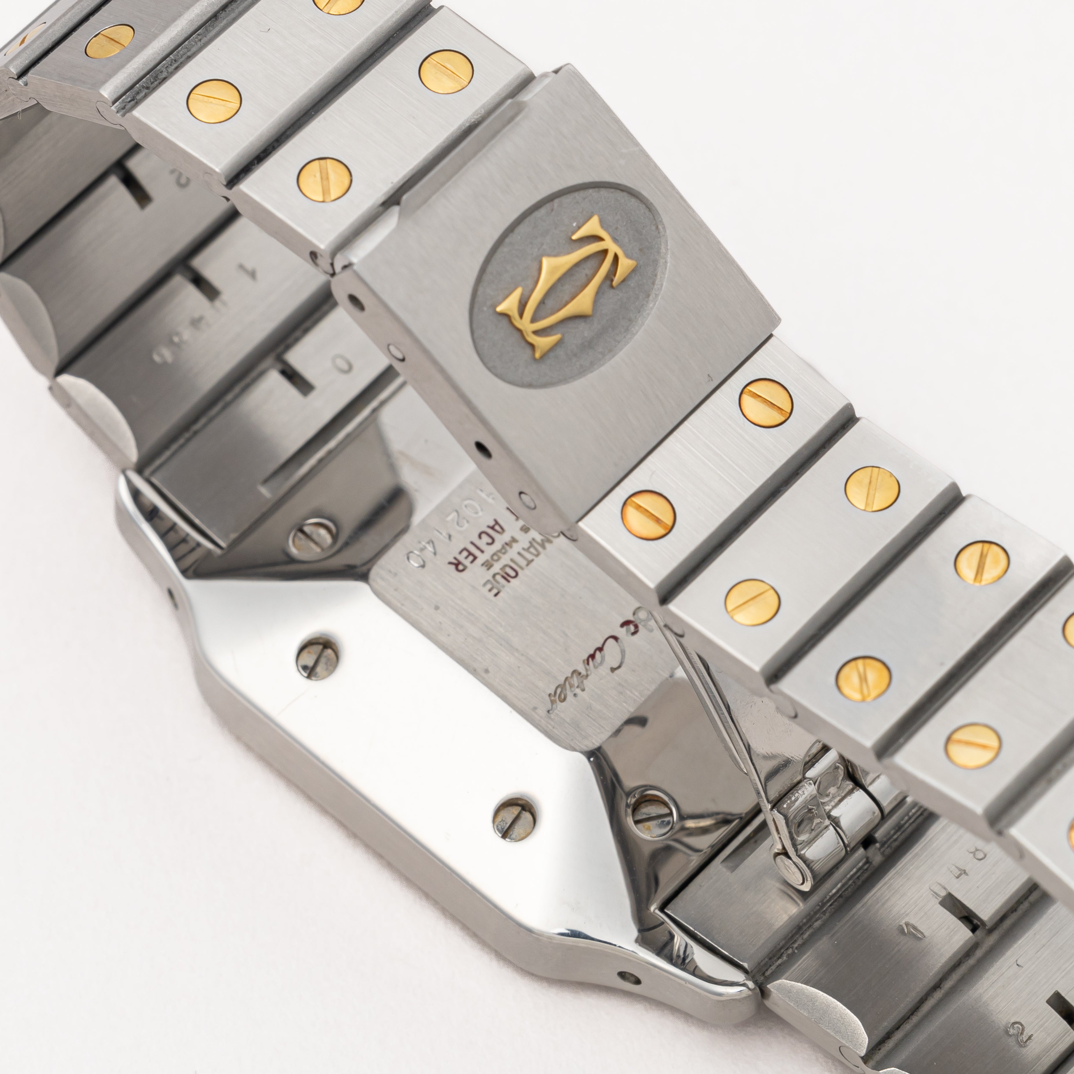 カルティエ サントス コンビ LMサイズ 1980年代製 箱、ギャラ、冊子付き