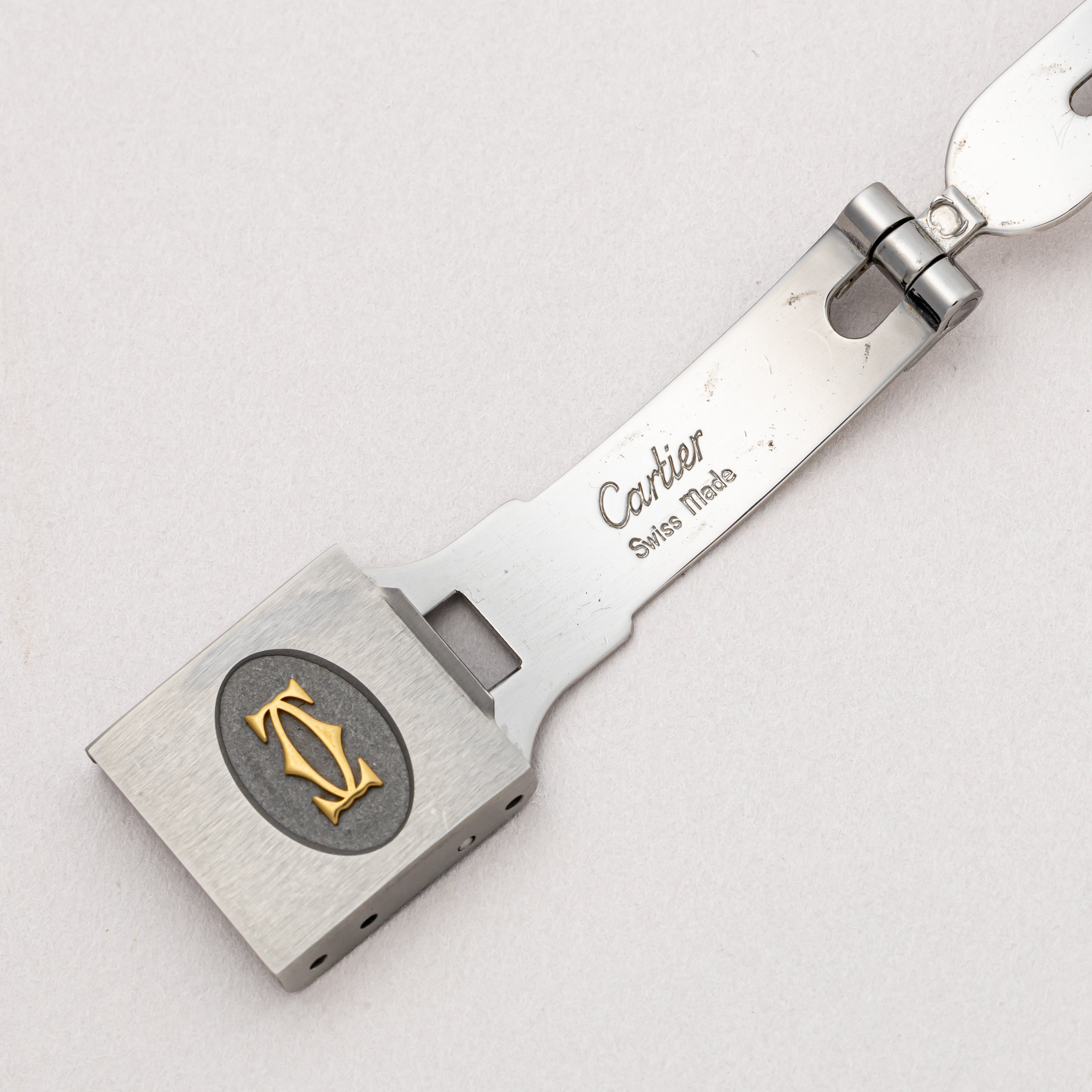 カルティエ サントス コンビ LMサイズ 1980年代製 箱、ギャラ、冊子付き