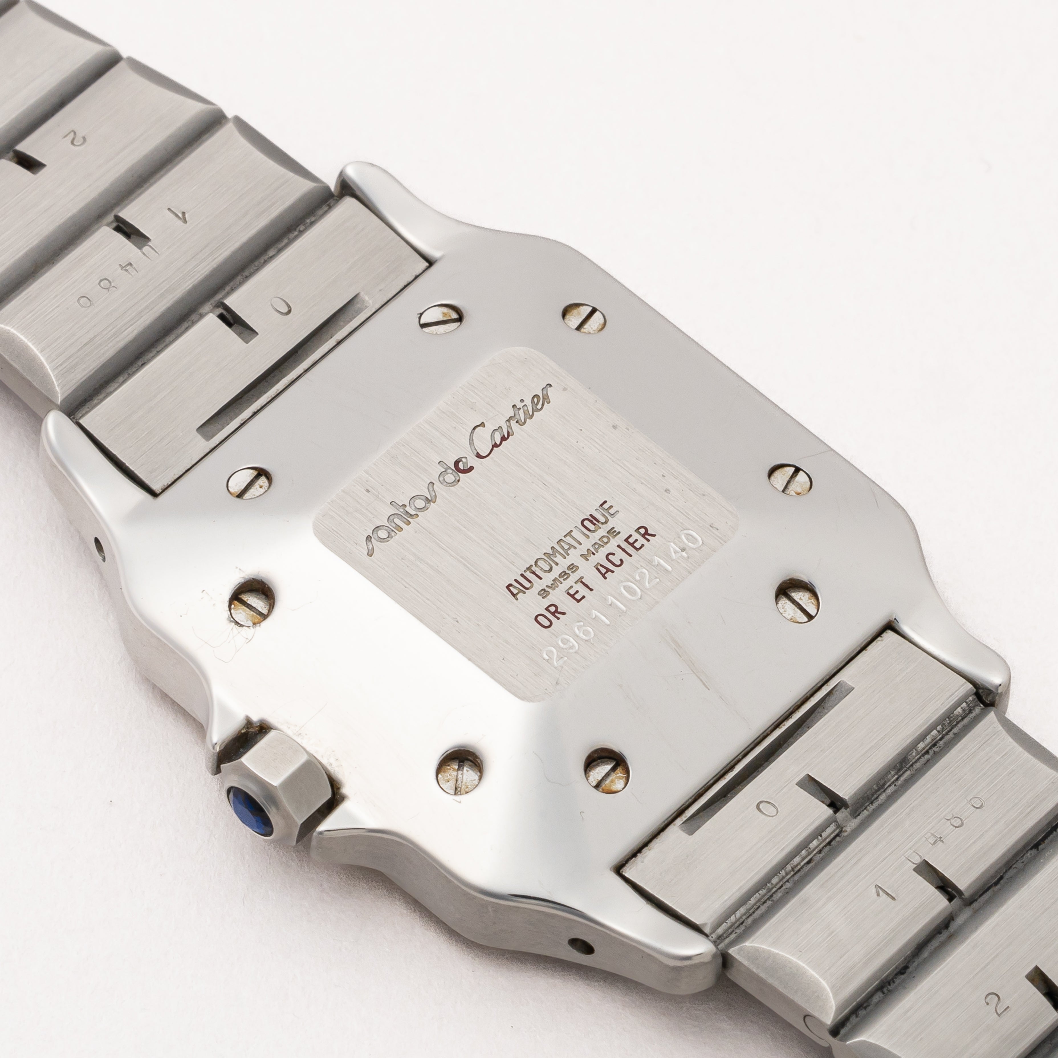 カルティエ サントス コンビ LMサイズ 1980年代製 箱、ギャラ、冊子付き