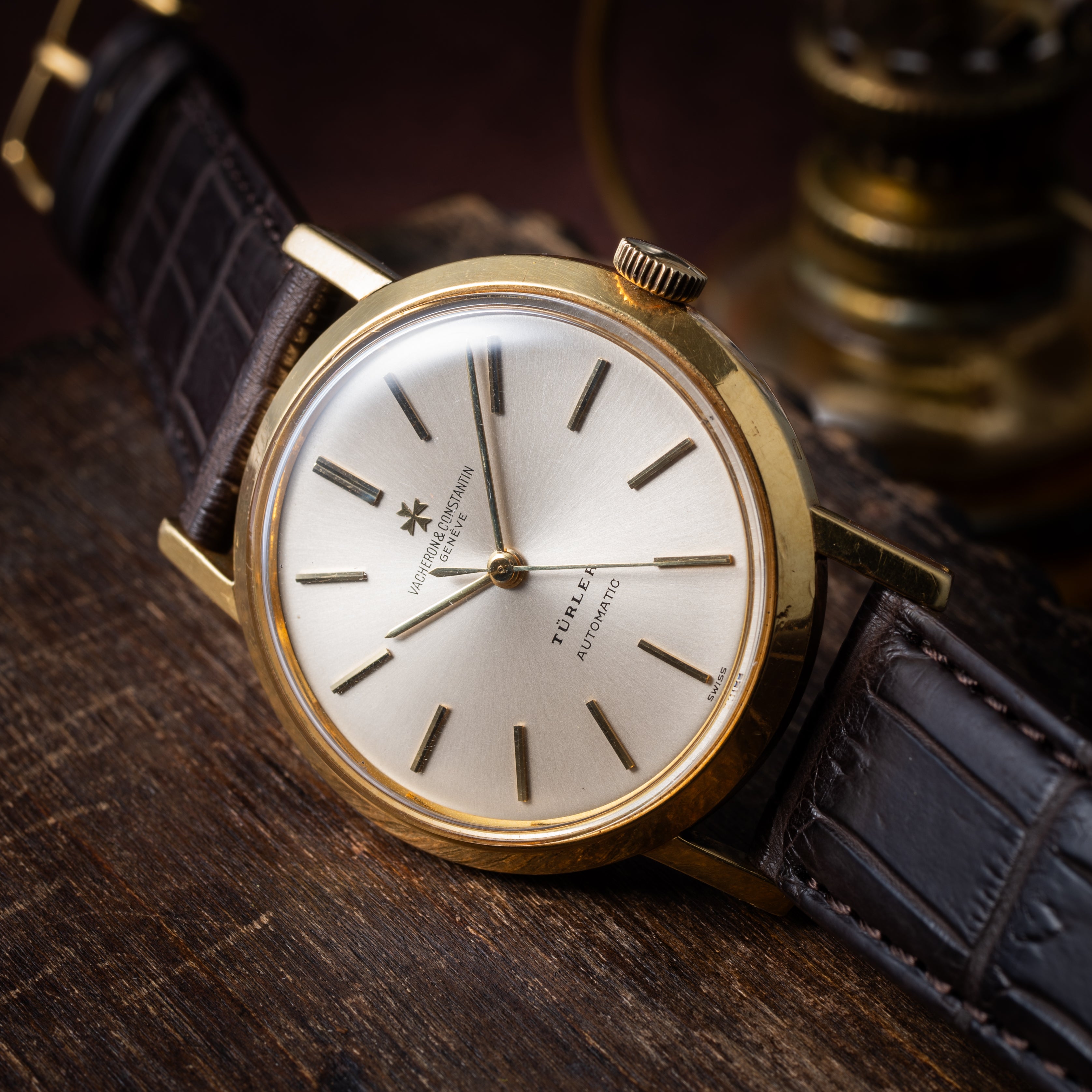 ヴァシュロン・コンスタンタン 18金無垢製 チューラーダブルネーム ラウンドケース 1960年代後半