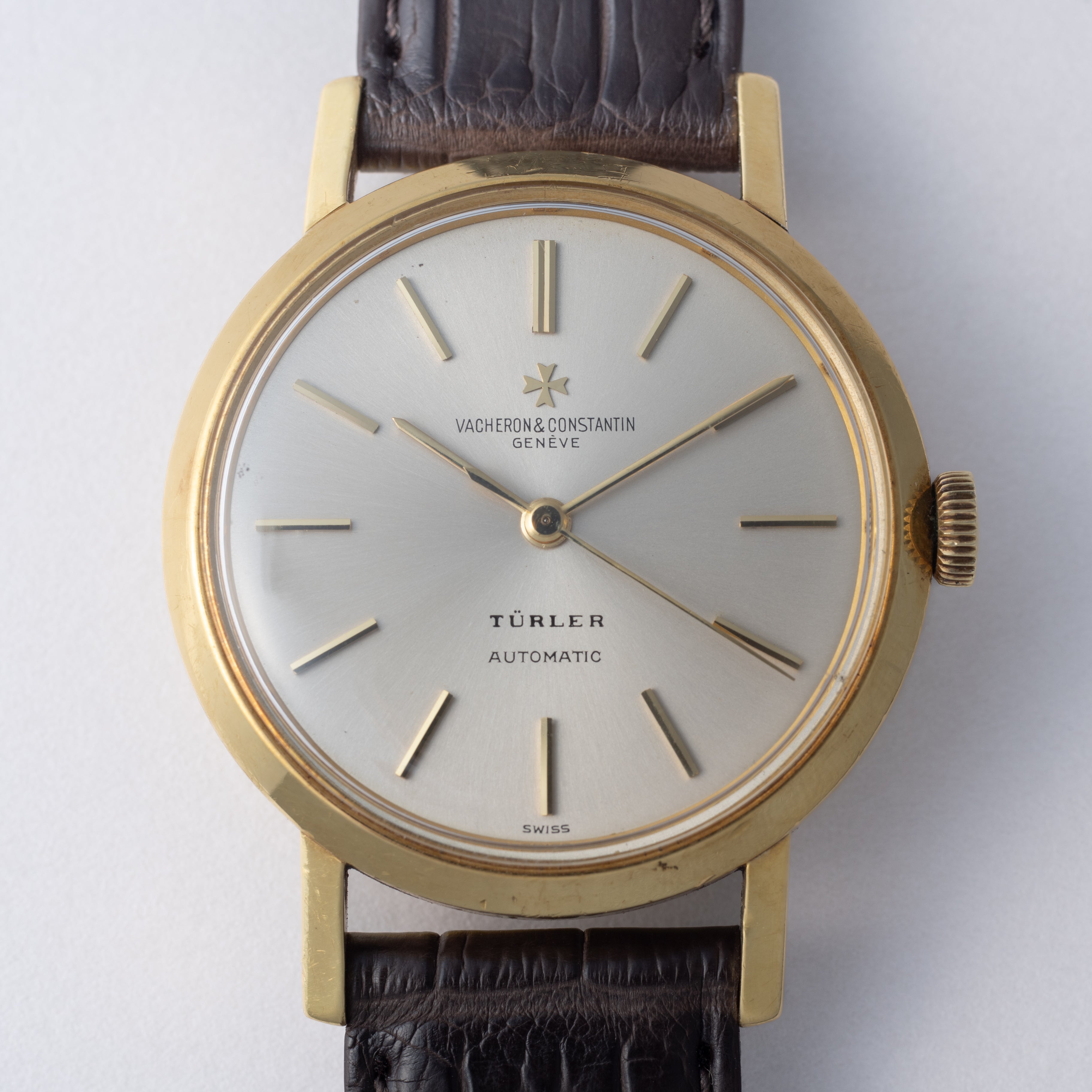 ヴァシュロン・コンスタンタン 18金無垢製 チューラーダブルネーム ラウンドケース 1960年代後半