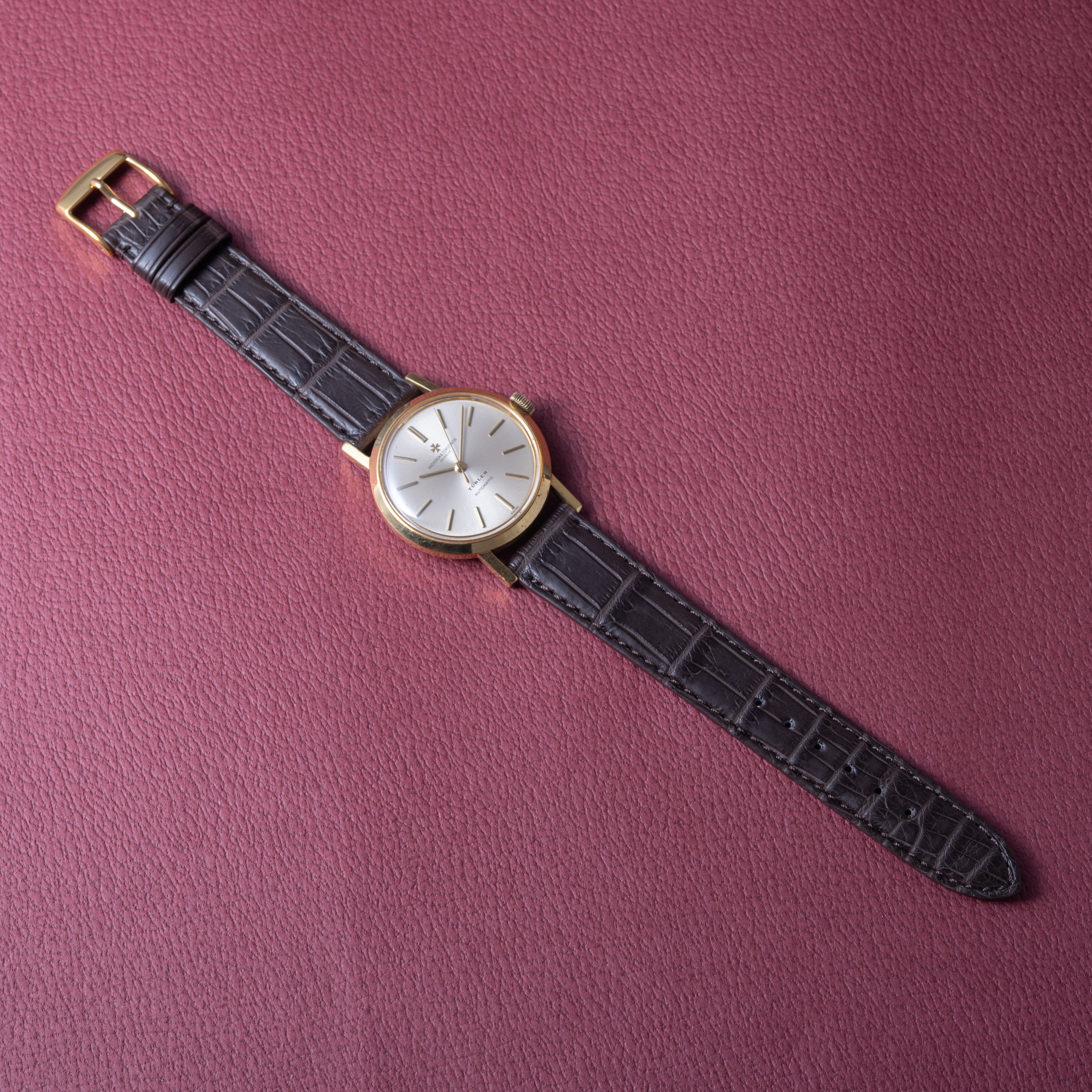 ヴァシュロン・コンスタンタン 18金無垢製 チューラーダブルネーム ラウンドケース 1960年代後半