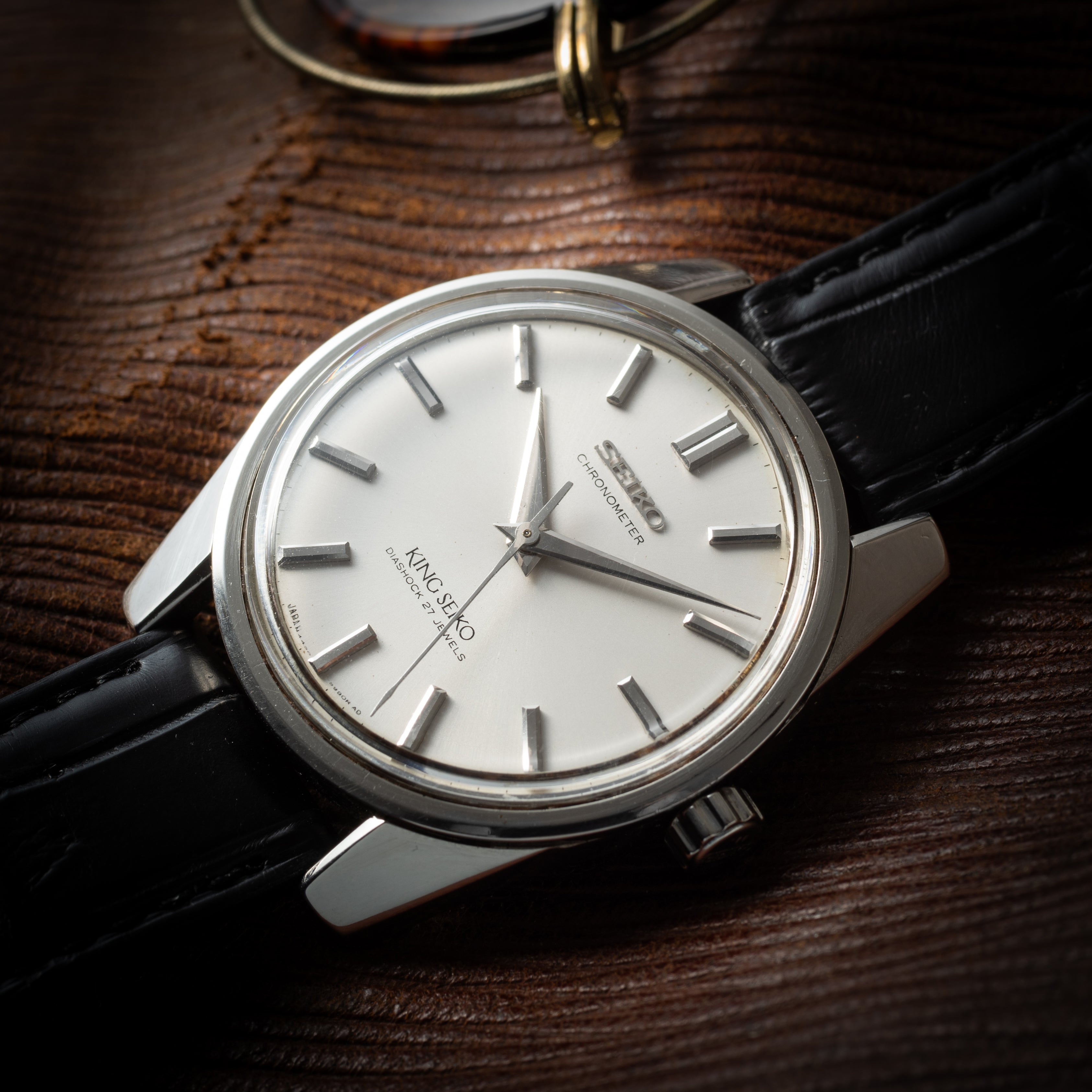 キングセイコー クロノメーター 44KS 1965年製 Ref.4420-9990 純正尾錠付き