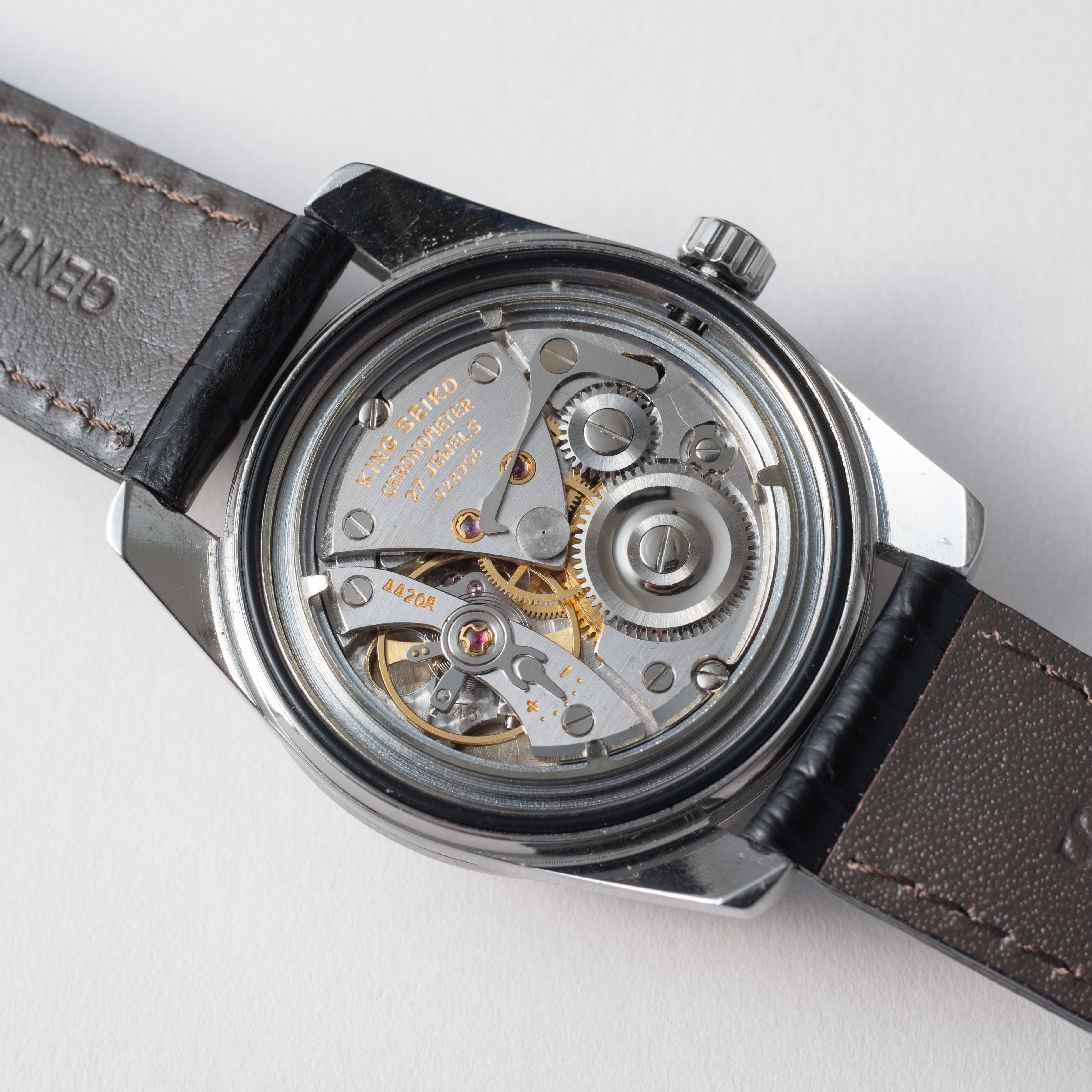 キングセイコー クロノメーター 44KS 1965年製 Ref.4420-9990 純正尾錠付き