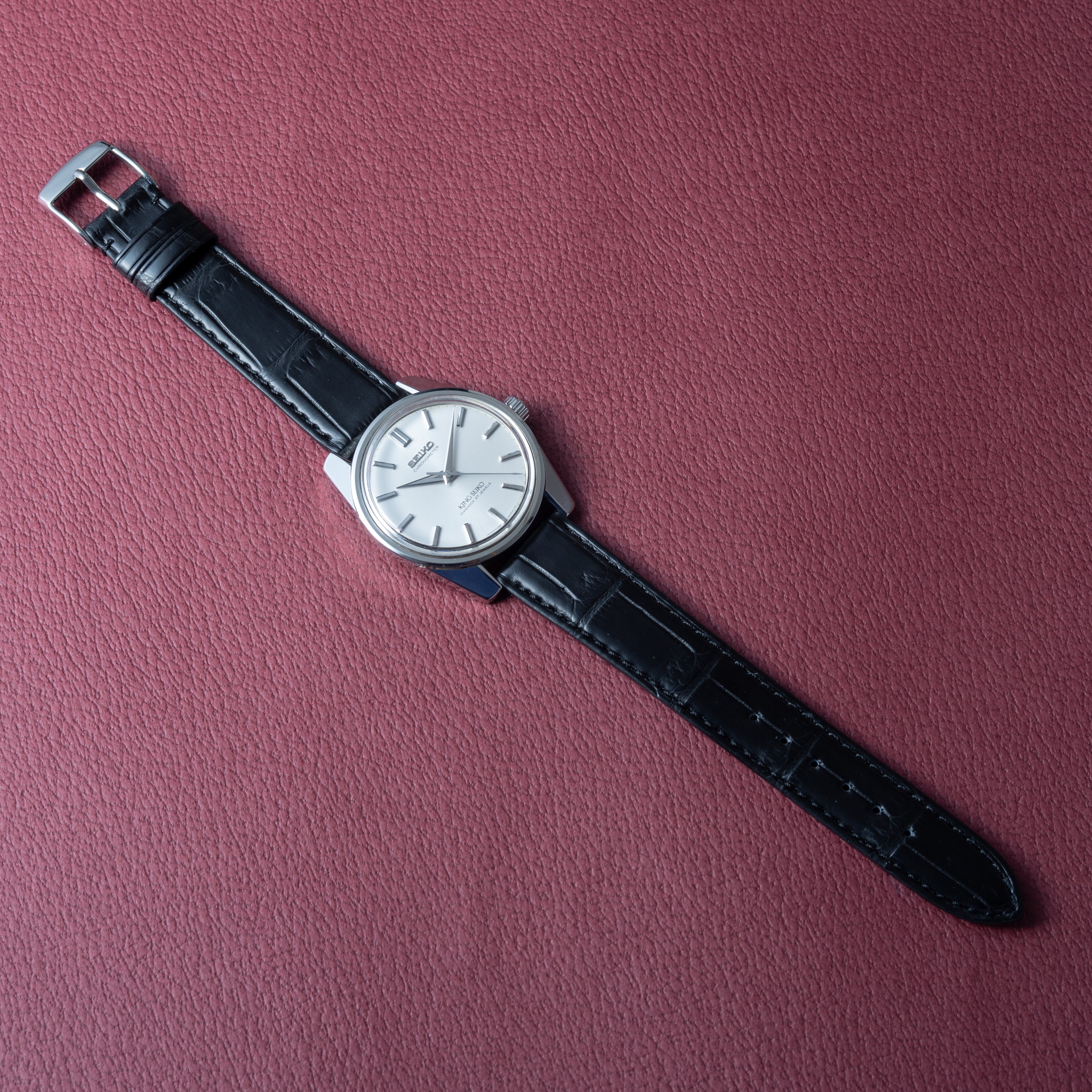 キングセイコー クロノメーター 44KS 1965年製 Ref.4420-9990 純正尾錠付き