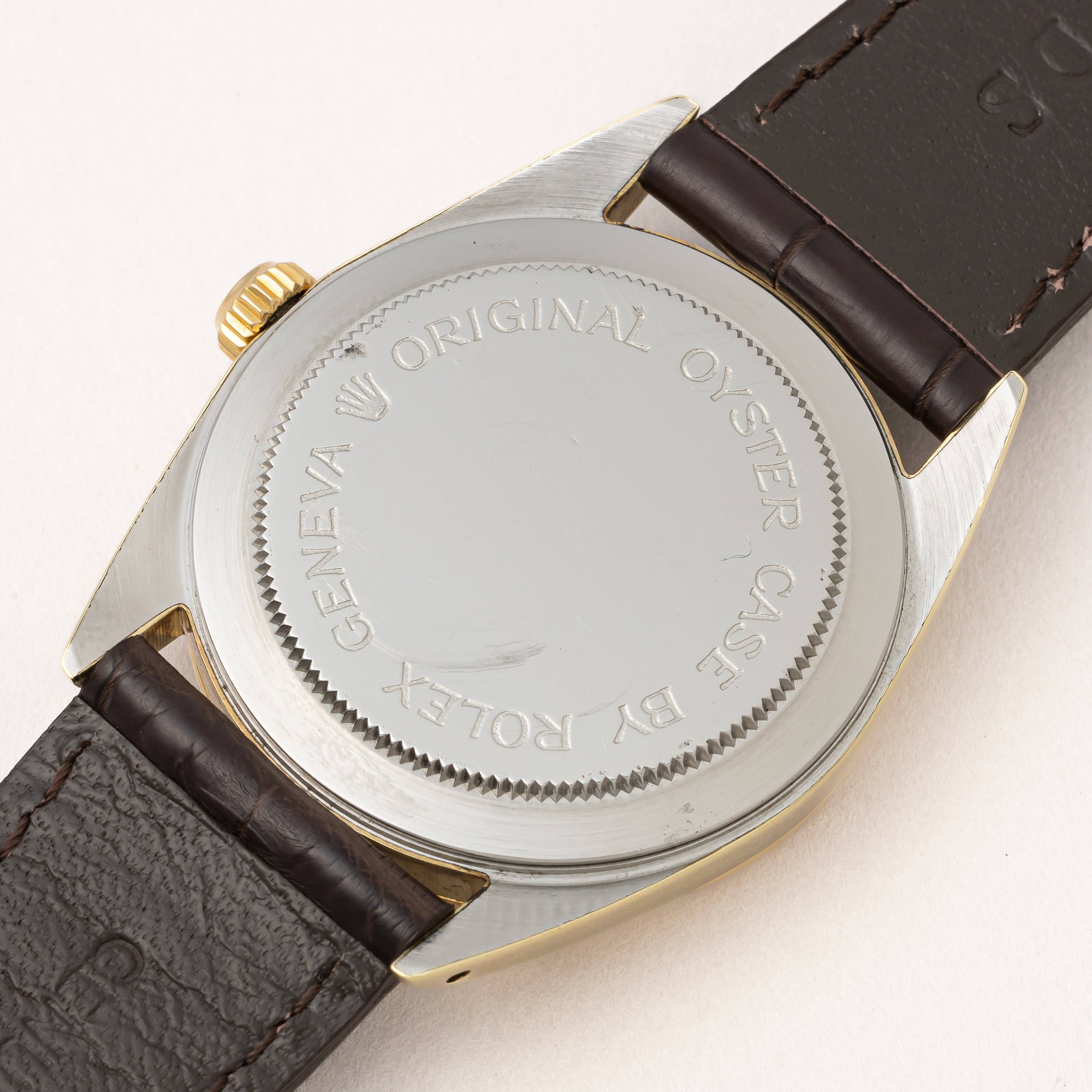 チューダー プリンスオイスターデイト 1977年製 金張り Ref.75205 リネンゴールドダイヤル オリジナル尾錠付き