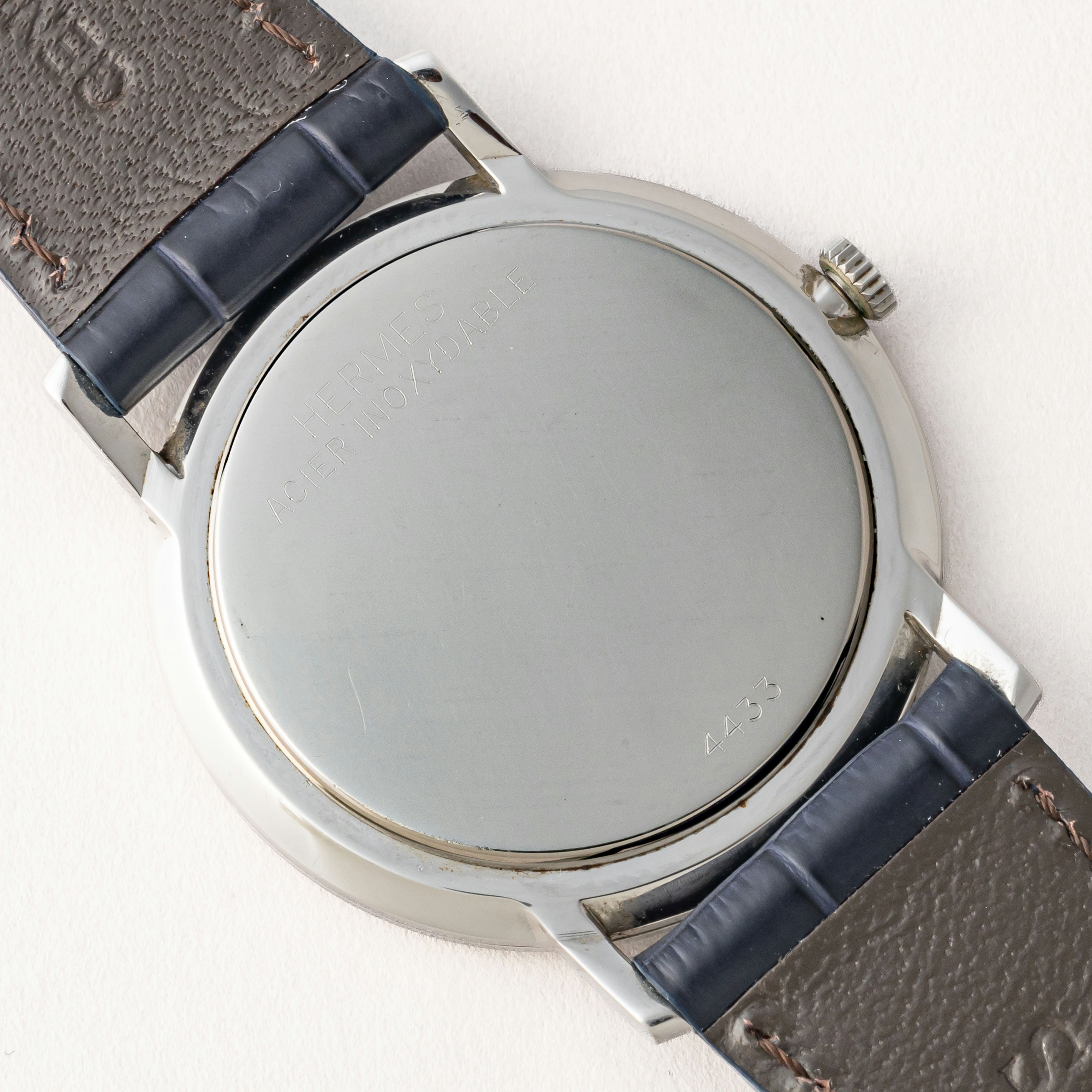 エルメス ラウンドケース ローマンダイヤル 手巻き 1990年代