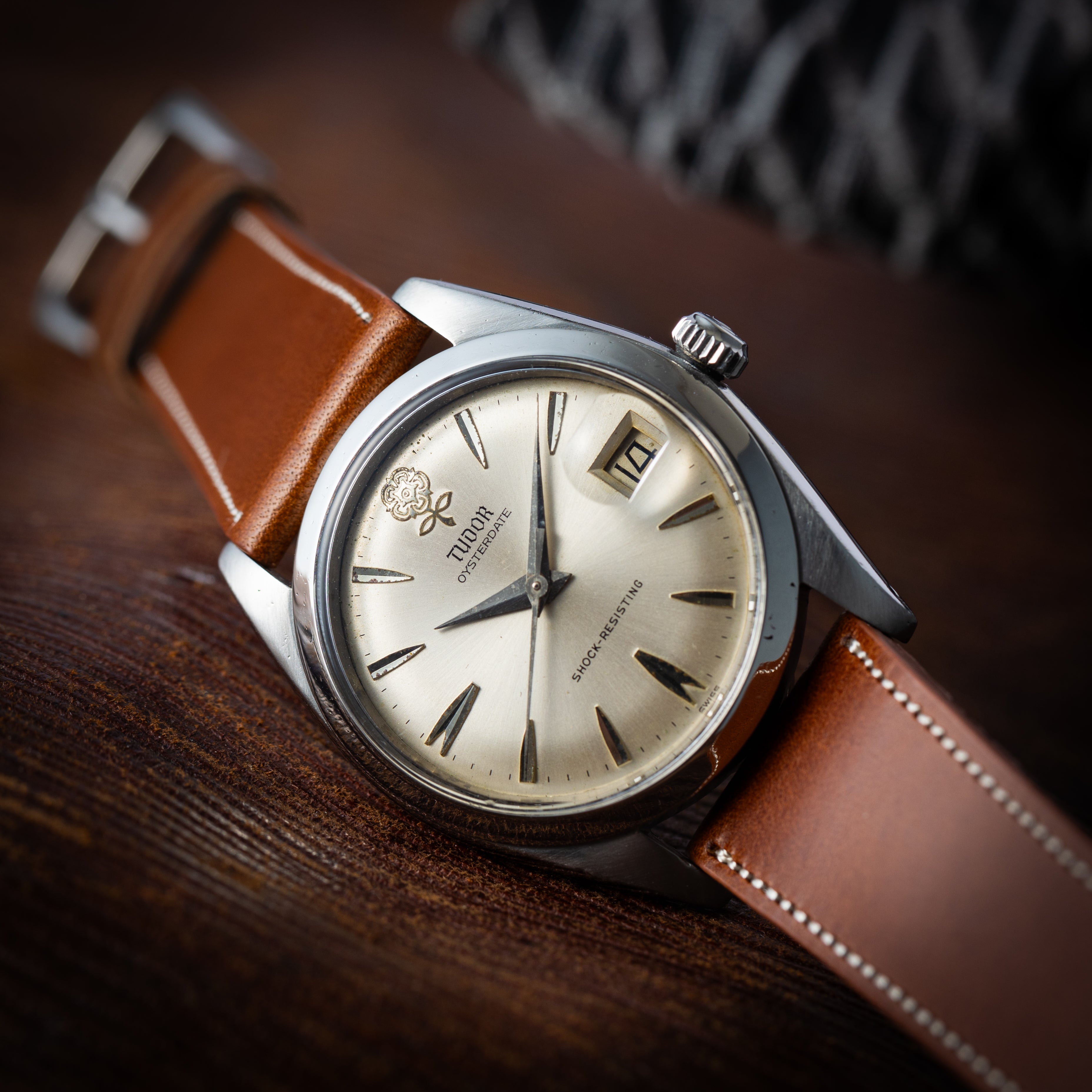 チューダー デカバラ 1963年製 オイスターデイト 手巻き オリジナルダイヤル