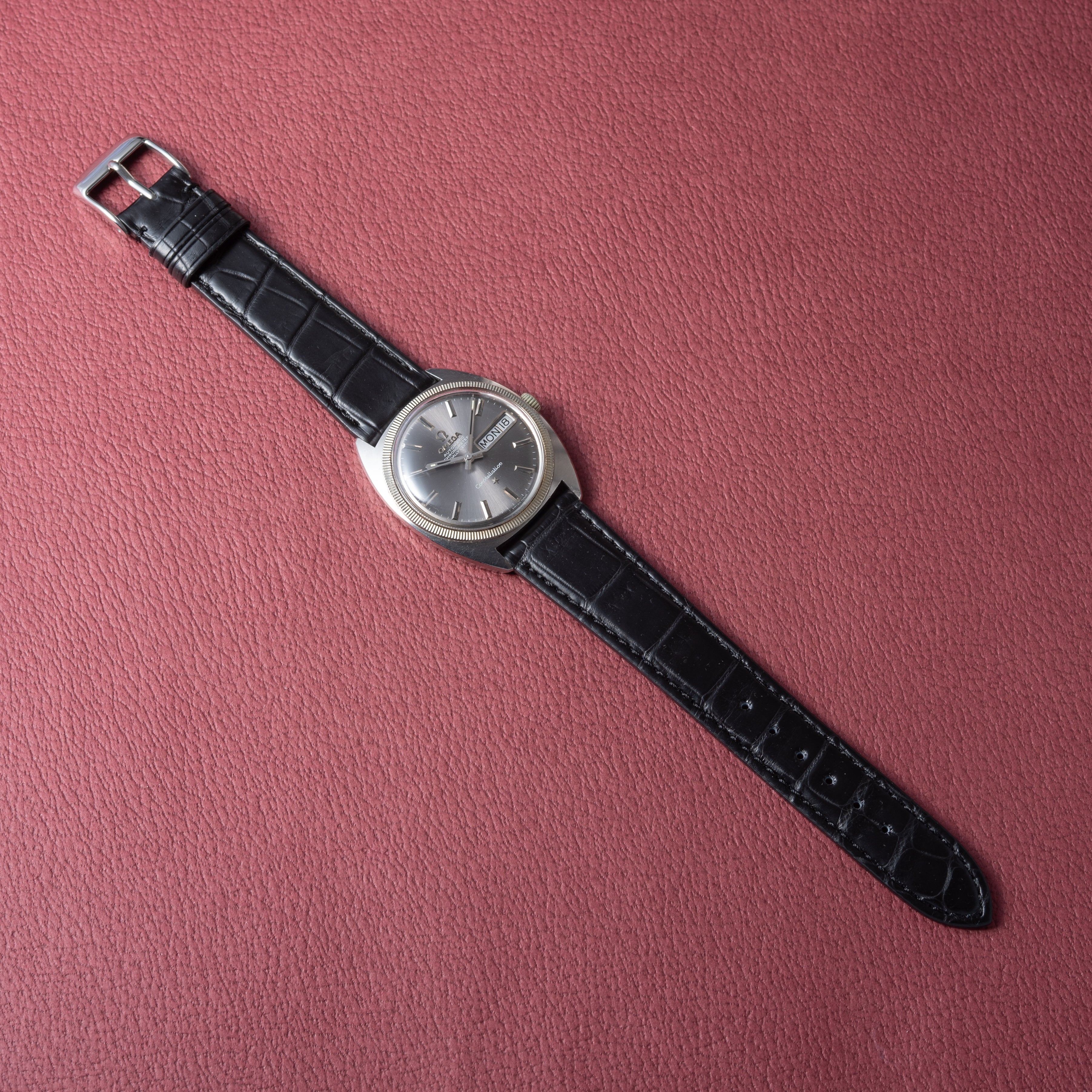 オメガ コンステレーション 1969年製 Ref.168.029 オリジナルグレーダイヤル WGベゼル