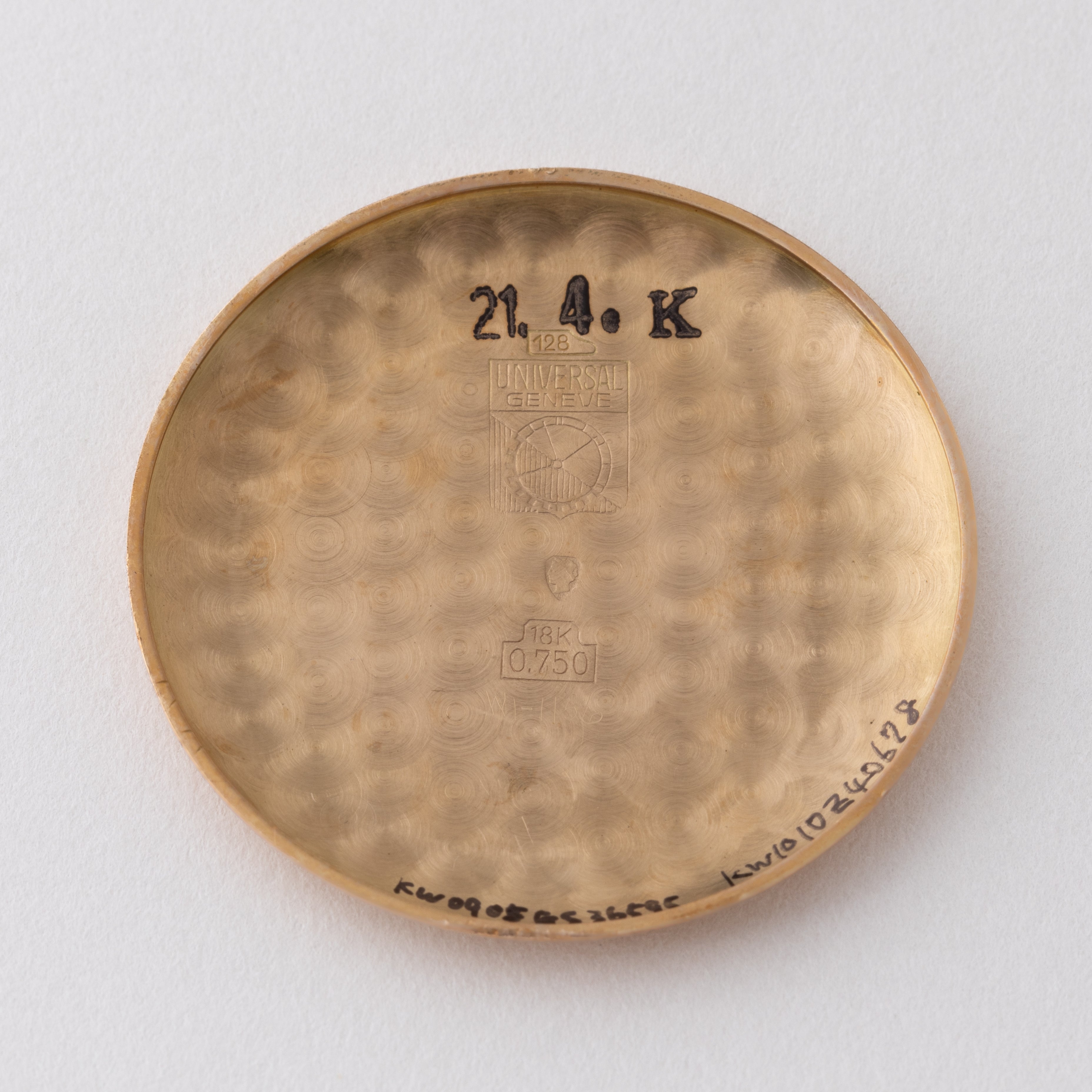 ユニバーサルジュネーブ トリコンパックス 18金無垢ピンクゴールド 1940年代 Ref. 12266