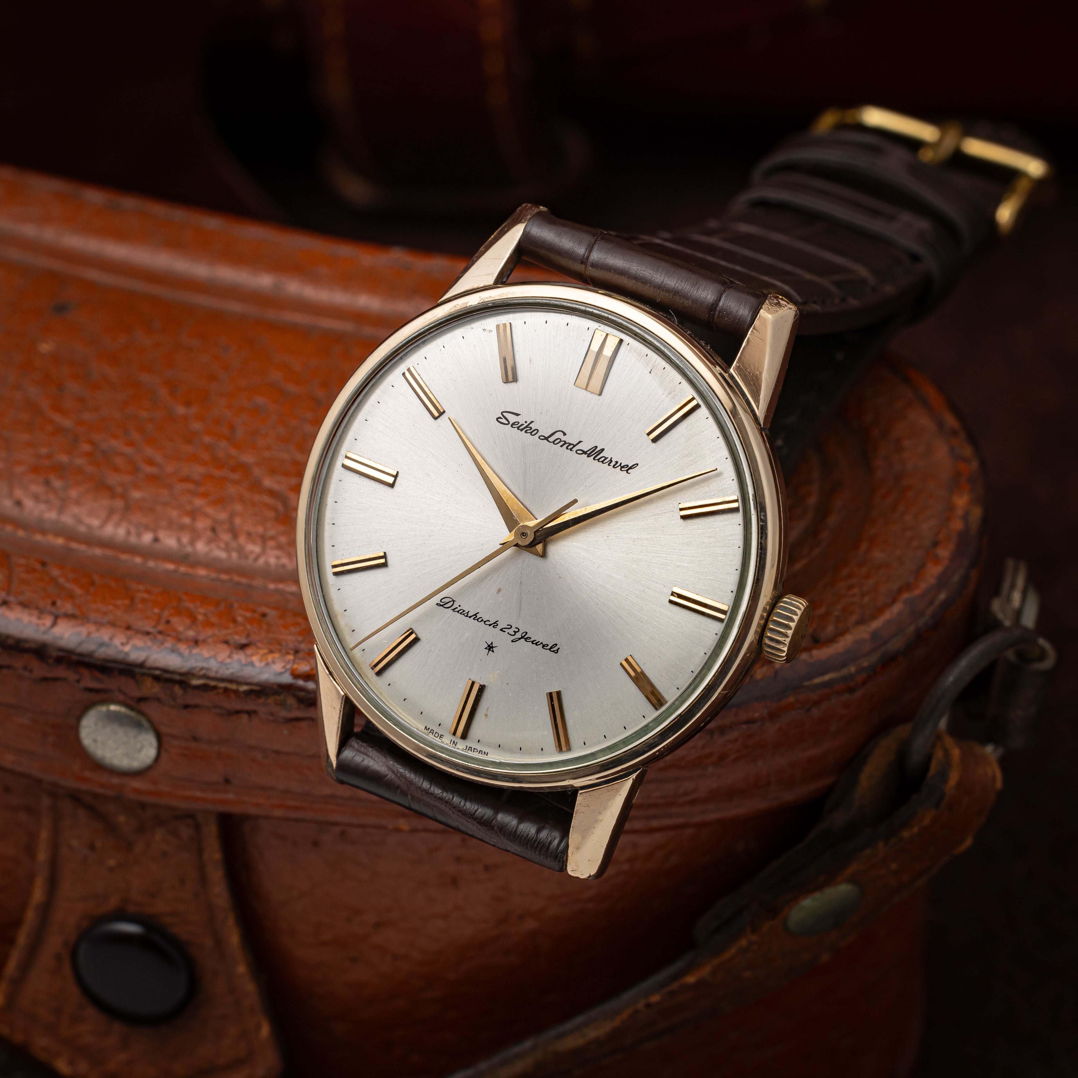 セイコー ロードマーベル 1963年製 15023E LM 14金張り