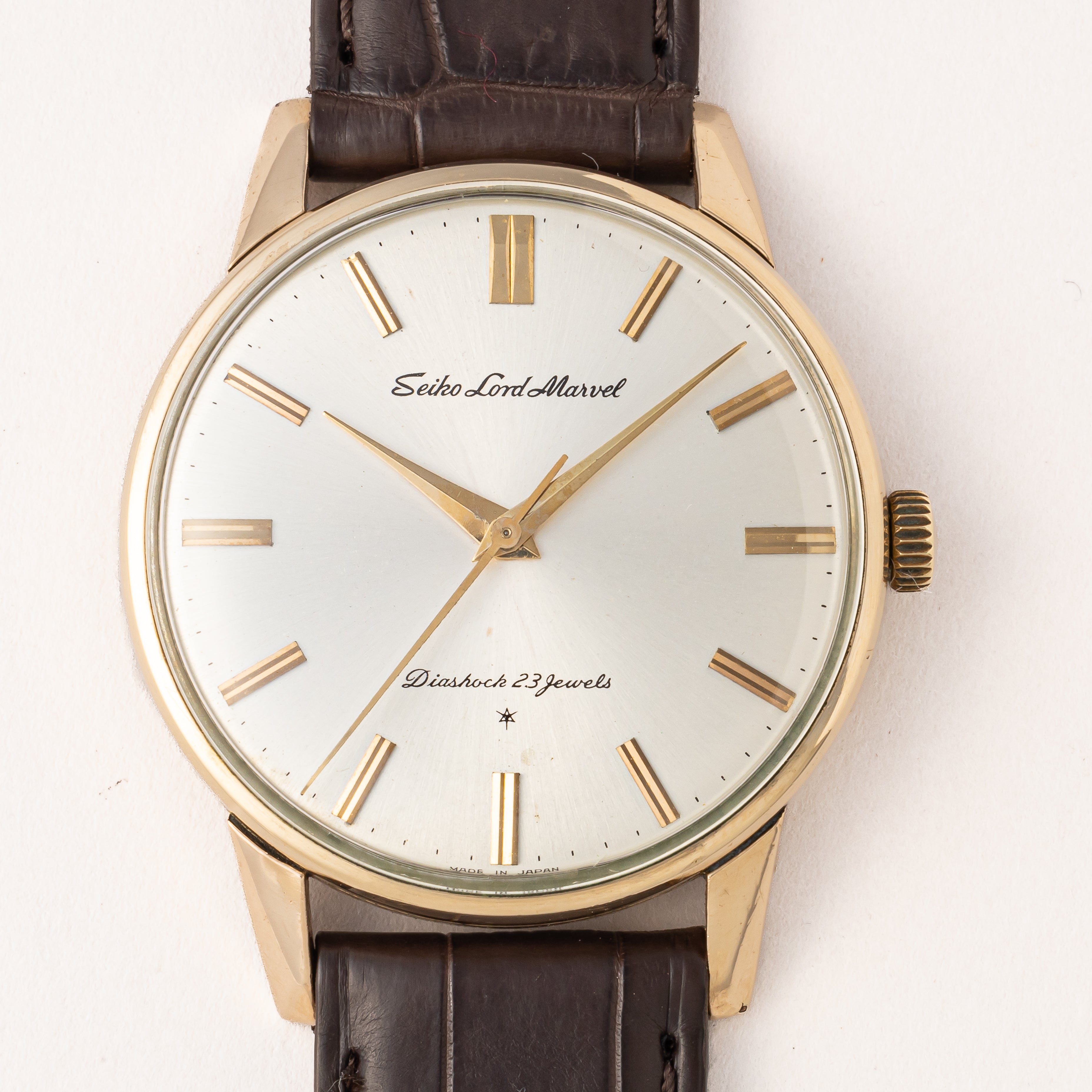 セイコー ロードマーベル 1963年製 15023E LM 14金張り