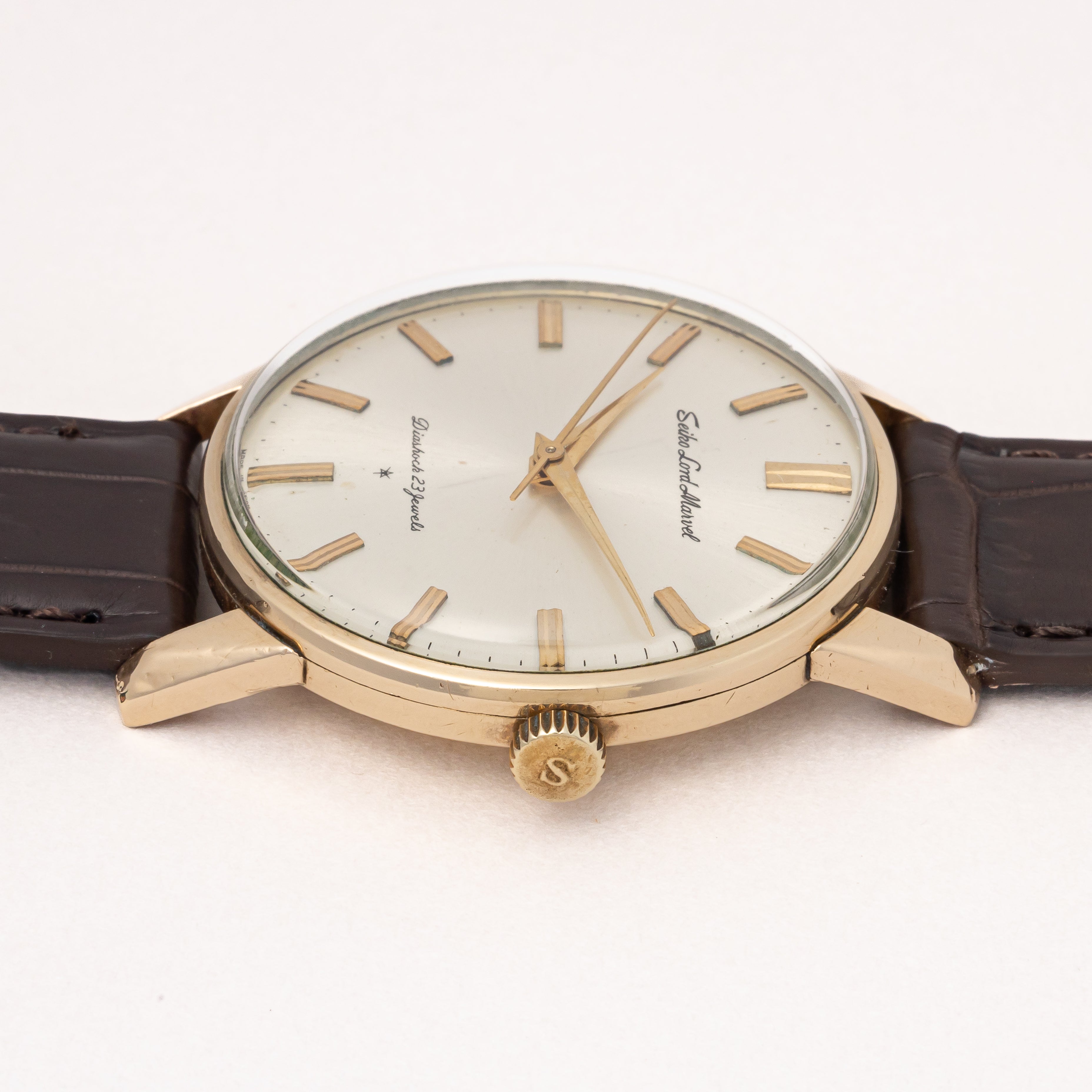 セイコー ロードマーベル 1963年製 15023E LM 14金張り