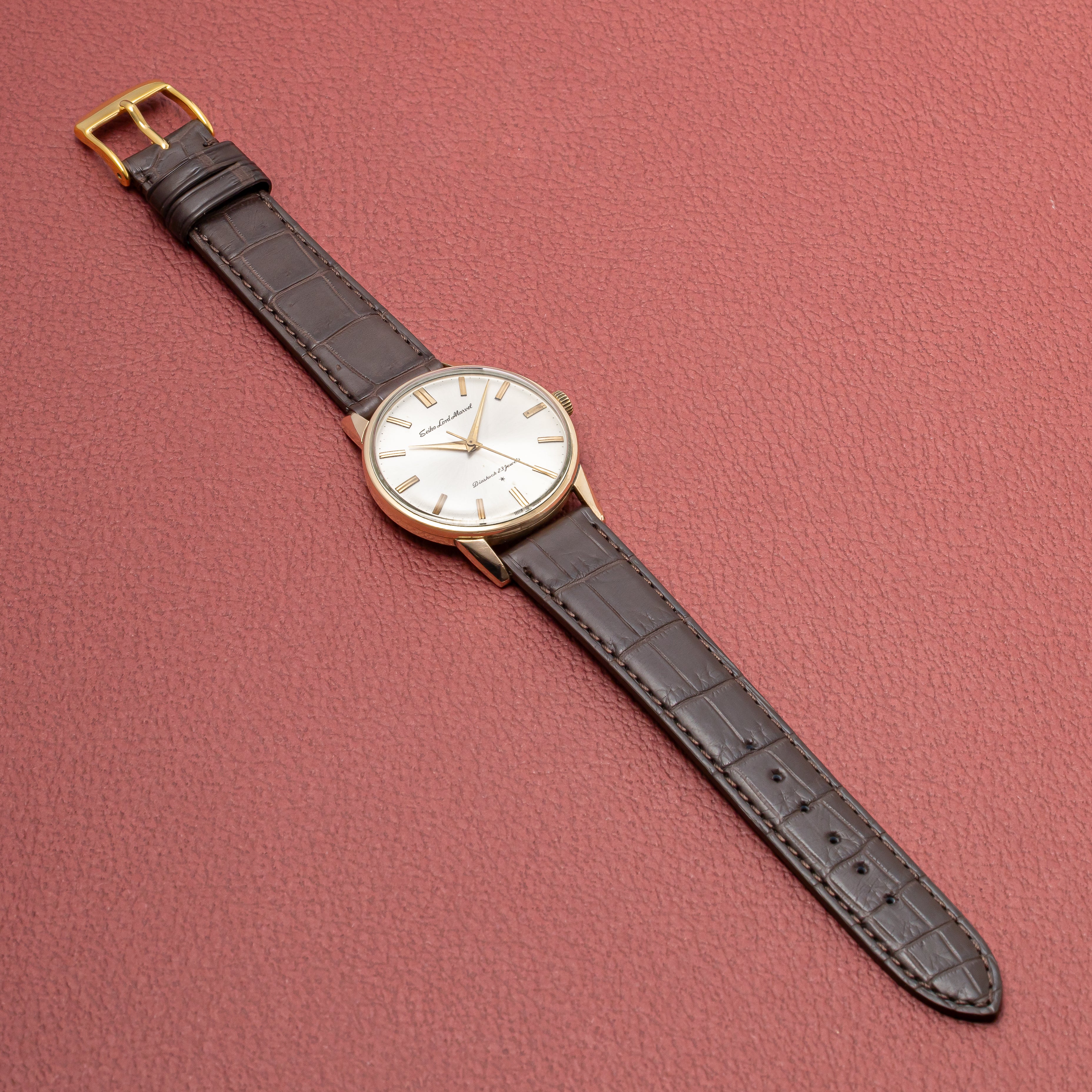 セイコー ロードマーベル 1963年製 15023E LM 14金張り