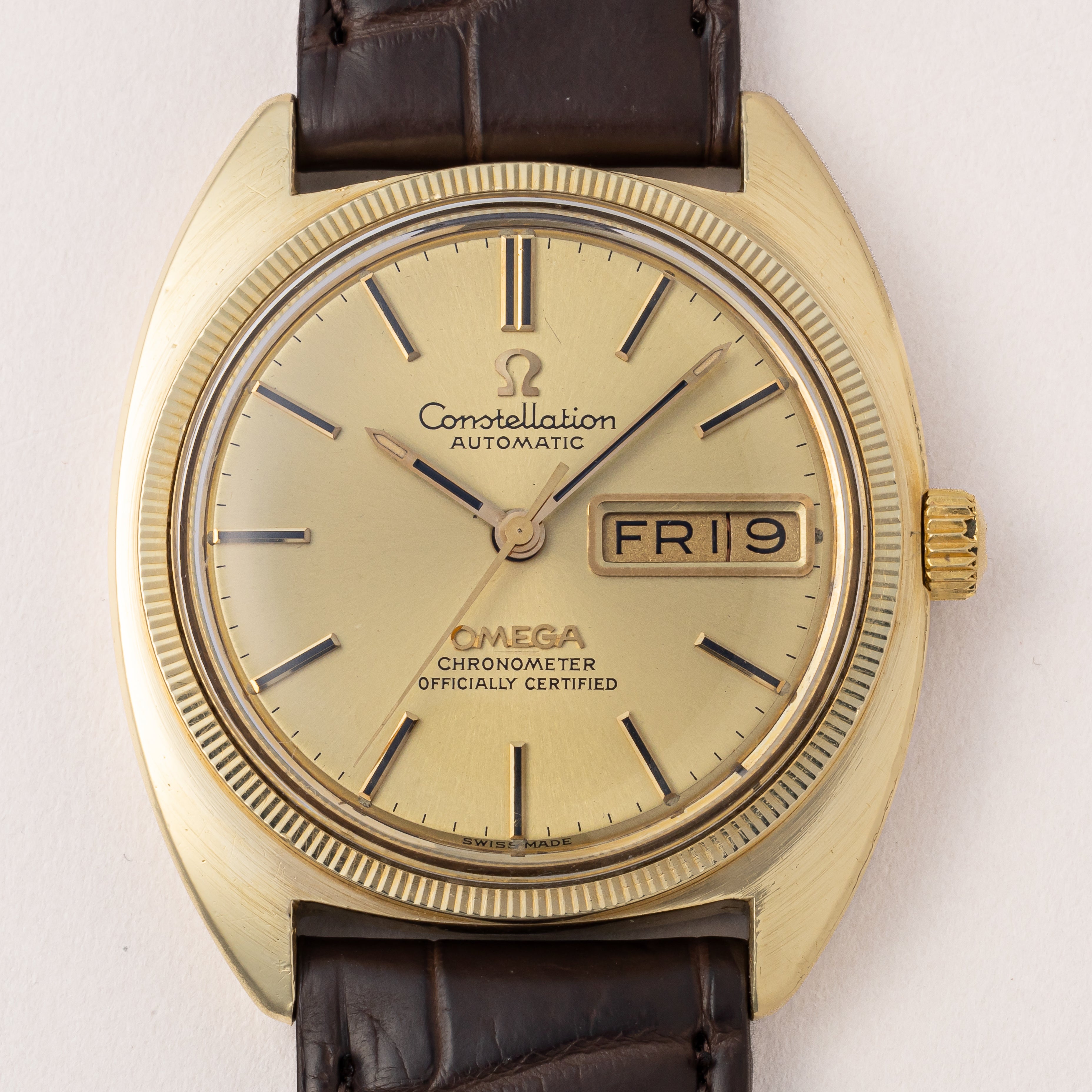 オメガ コンステレーション ジェンタデザイン 1970年製/昭和45年製 トップゴールド Ref.168.029