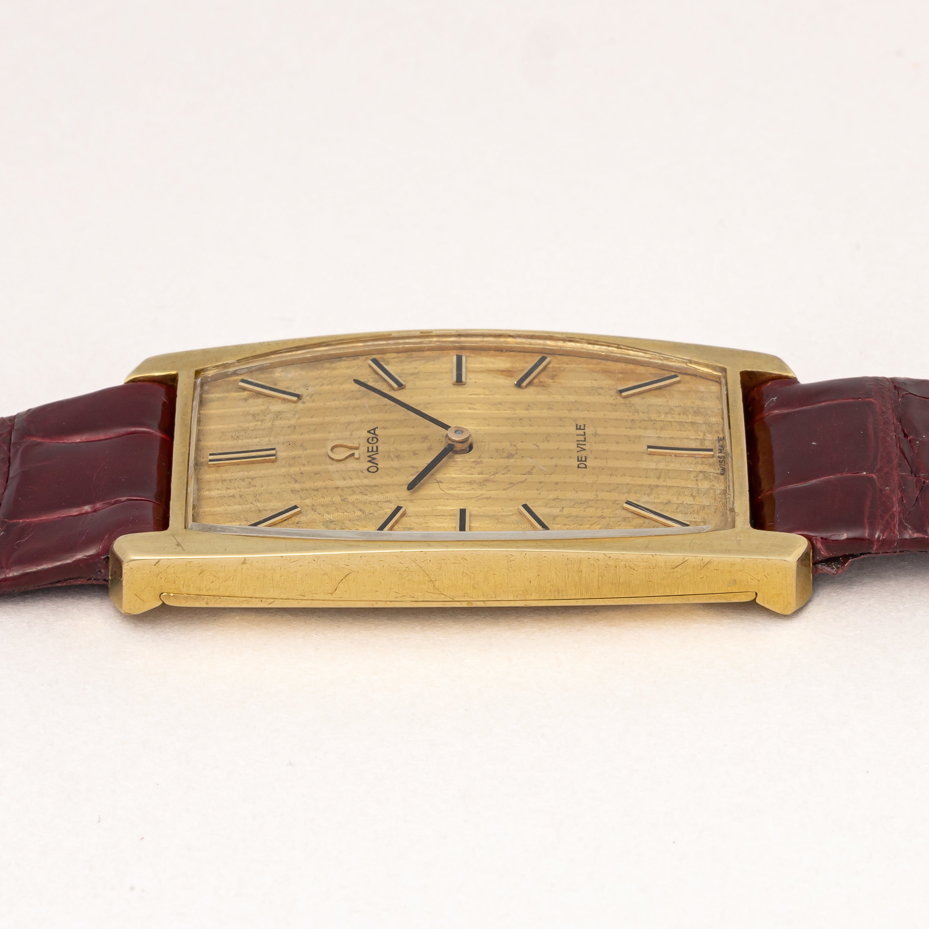 オメガ デ・ヴィル レクタンギュラー 18金無垢 1975年製