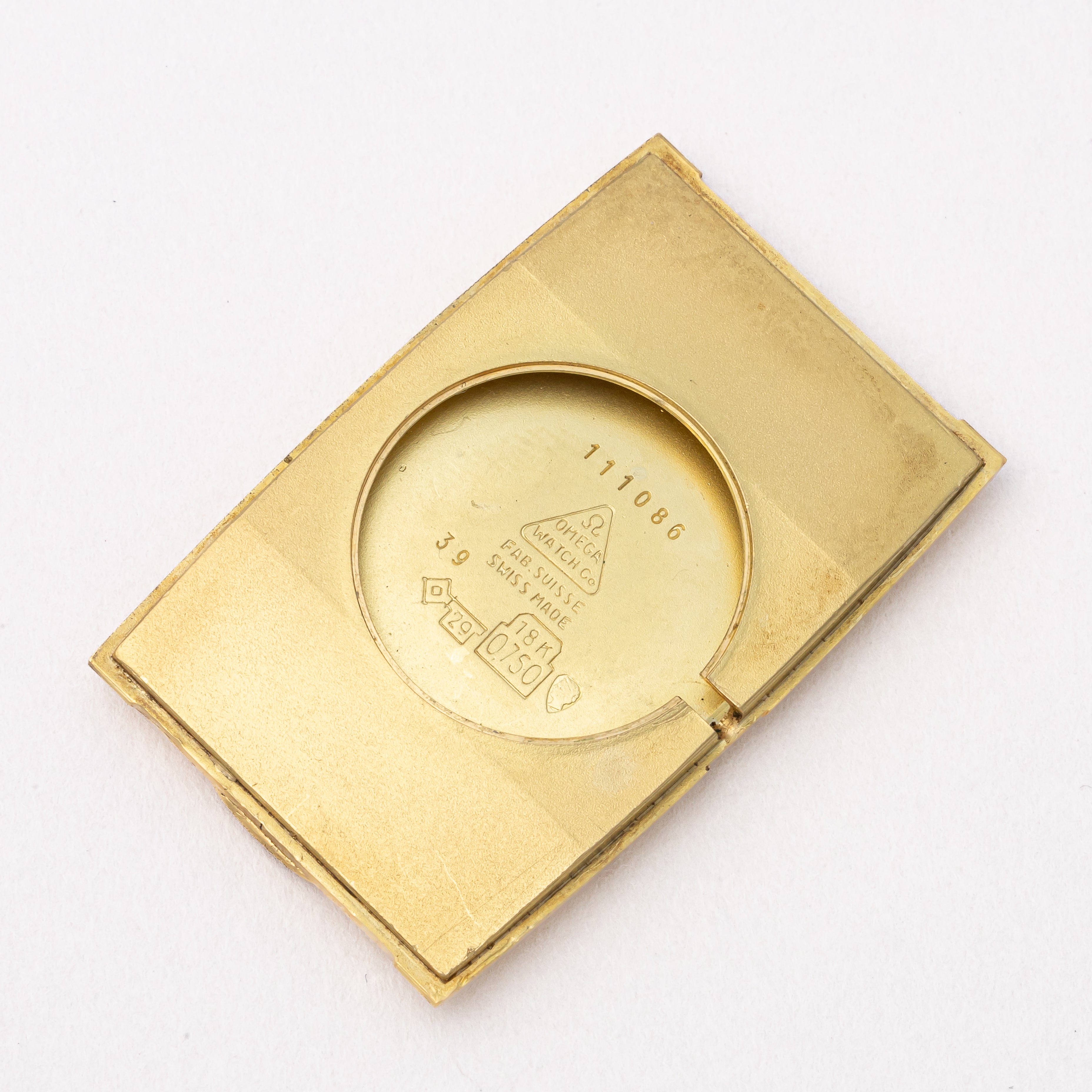 オメガ デ・ヴィル レクタンギュラー 18金無垢 1975年製