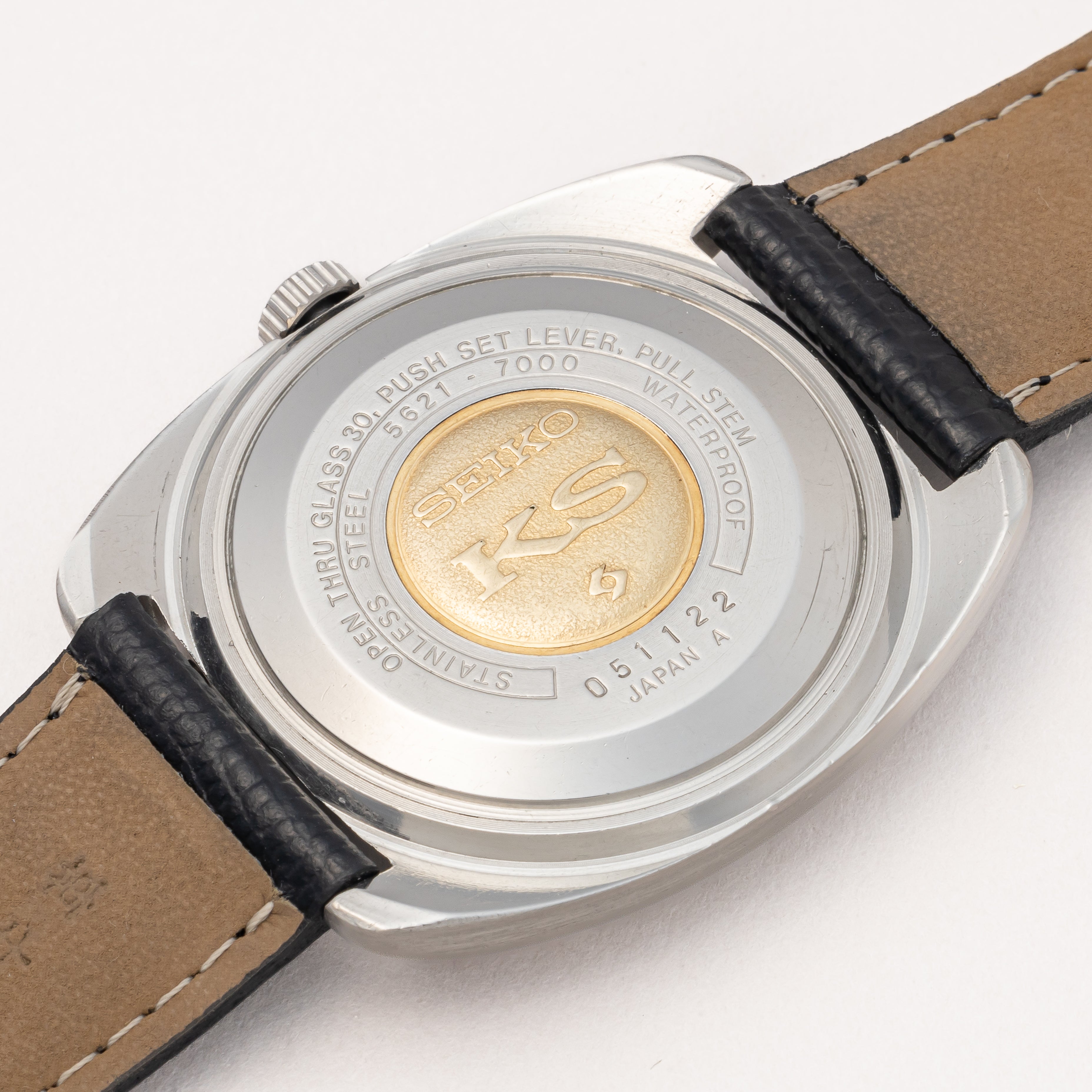 セイコー キングセイコー 56KS 1970年製/昭和45年製 クッションケース Ref.5621-7000 純正革ベルト付き