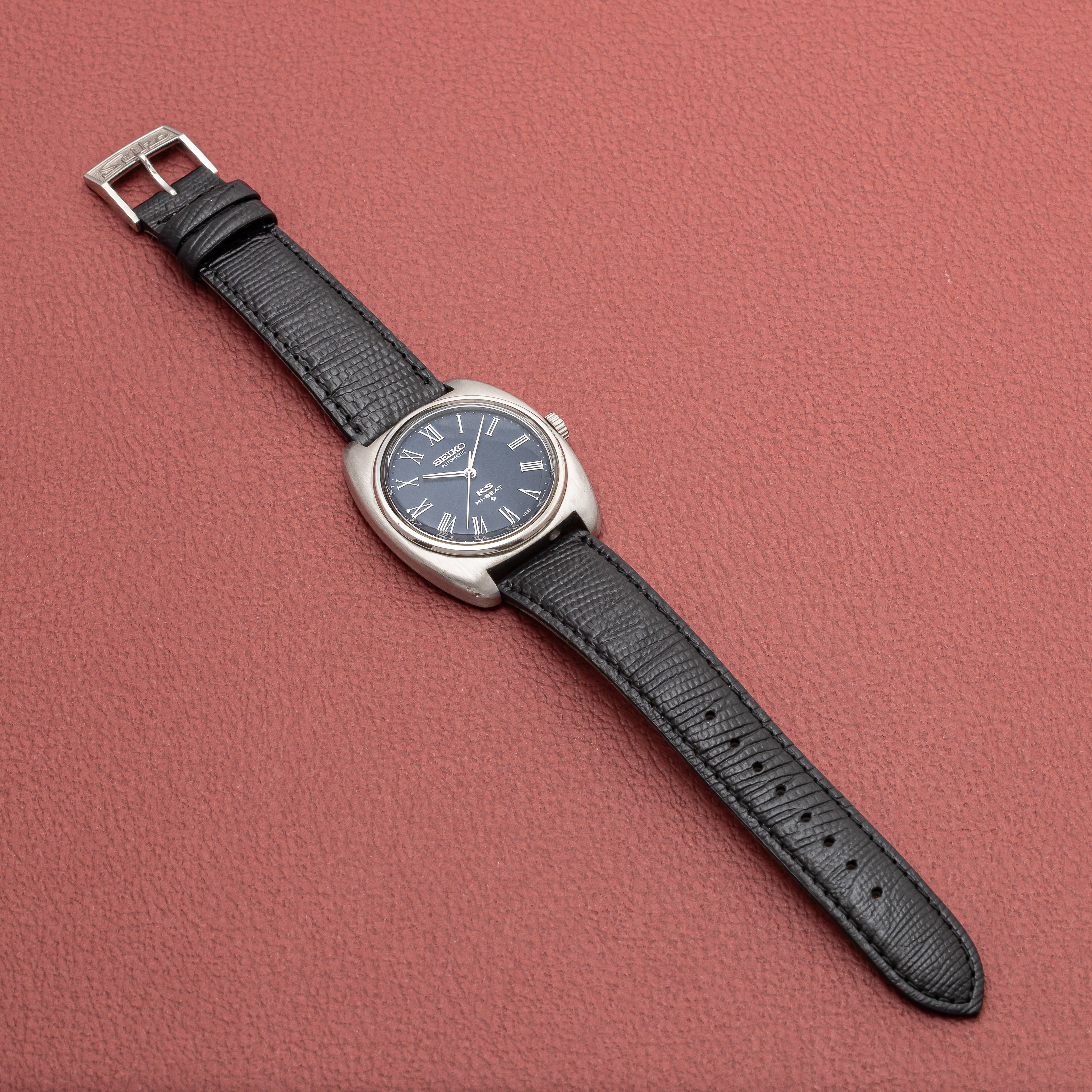 セイコー キングセイコー 56KS 1970年製/昭和45年製 クッションケース Ref.5621-7000 純正革ベルト付き