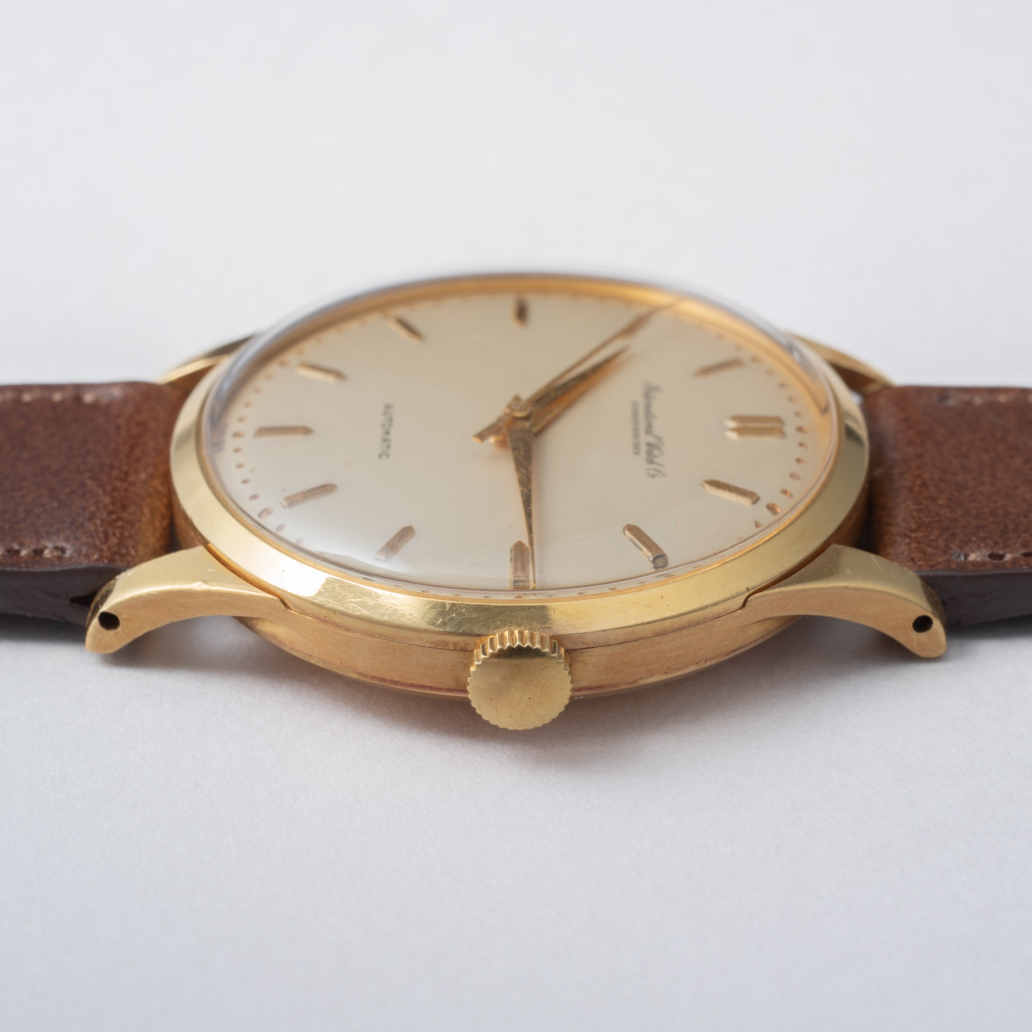 IWC 18金無垢ラウンドケース 1960年製/昭和35年製 ペラトン式自動巻Cal.853