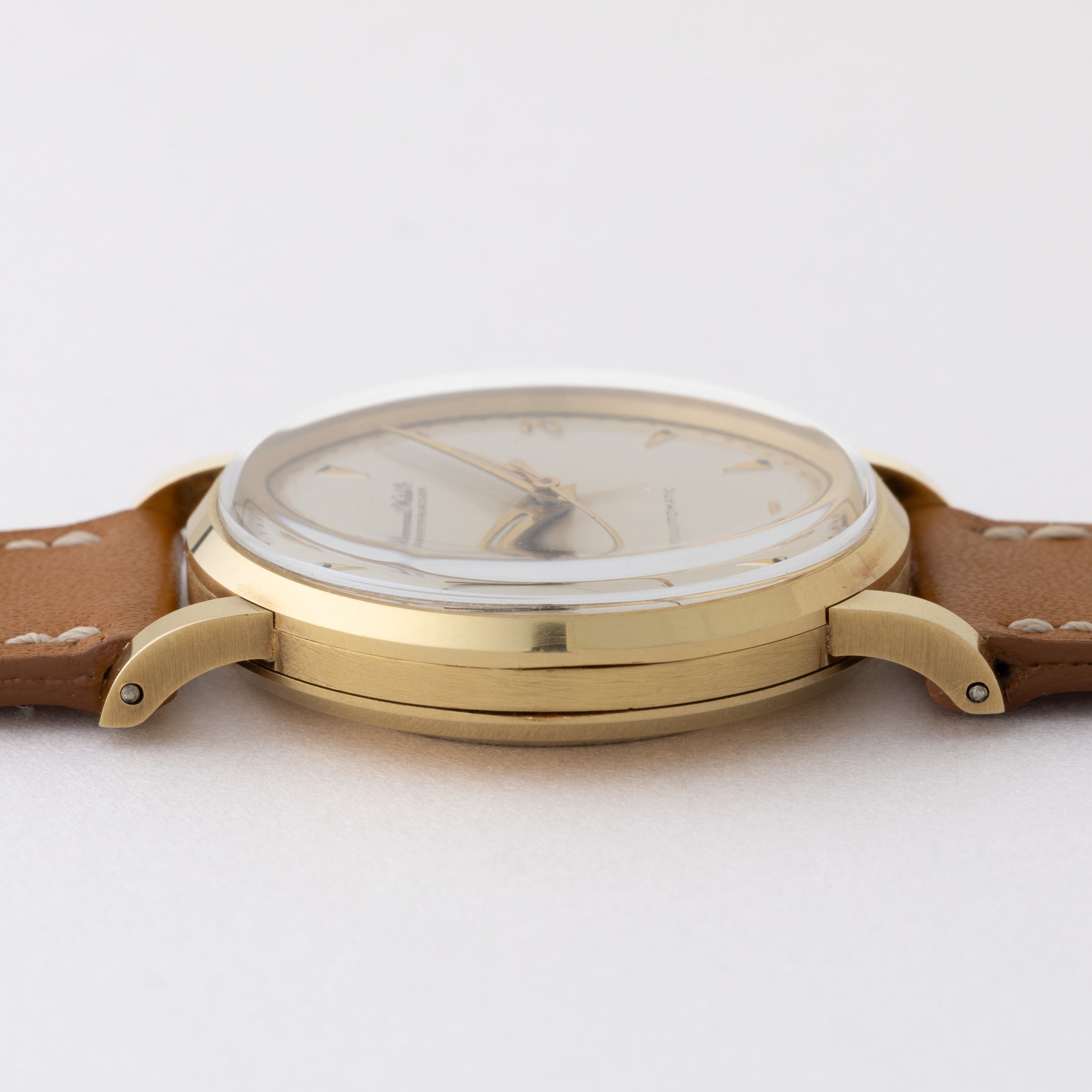 IWC 18金無垢ラウンドケース1957年製 箱、販売店ギャラ付き ペラトン式自動巻Cal.852