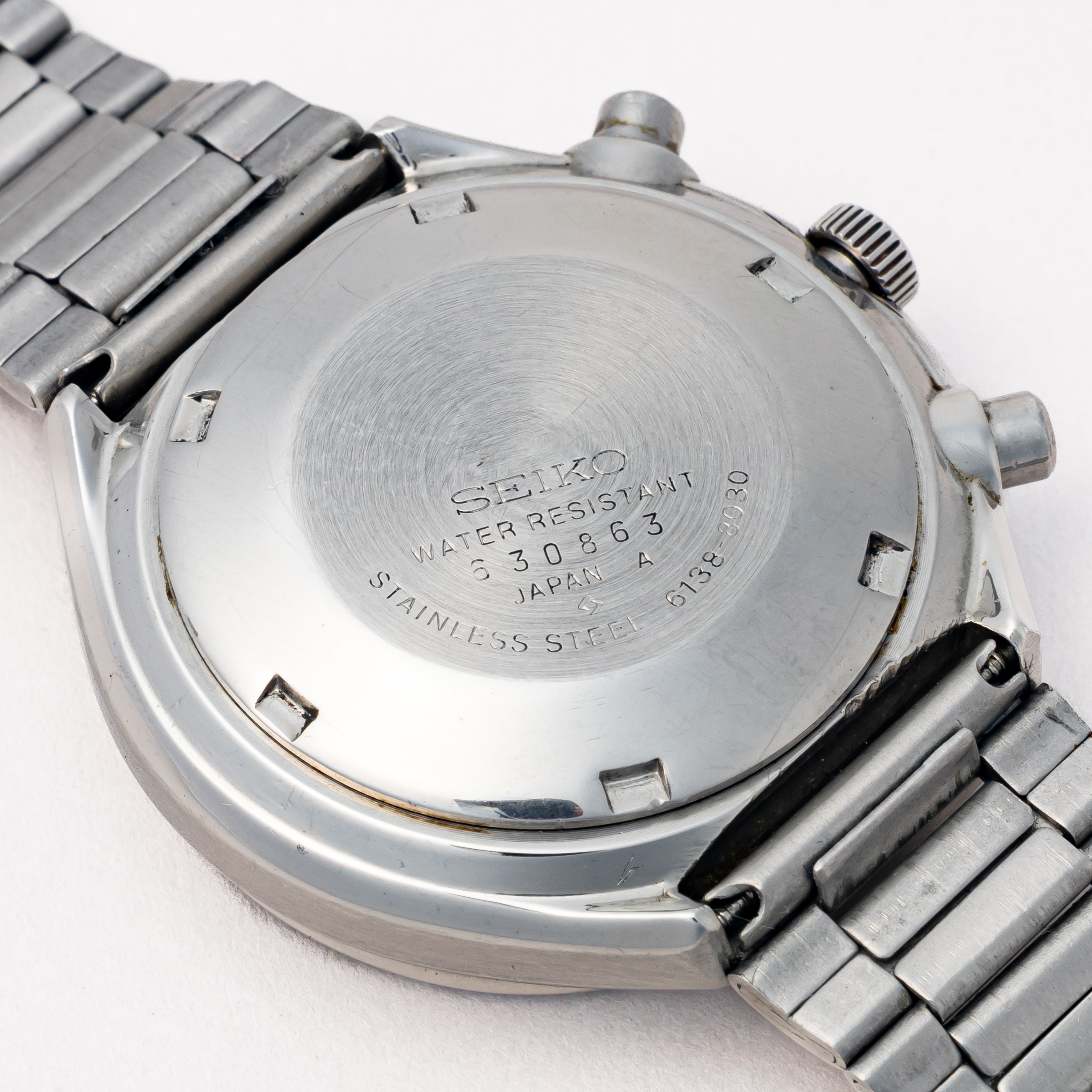 セイコー 自動巻クロノグラフ 1976年製 Ref.6138-8030 純正ブレス