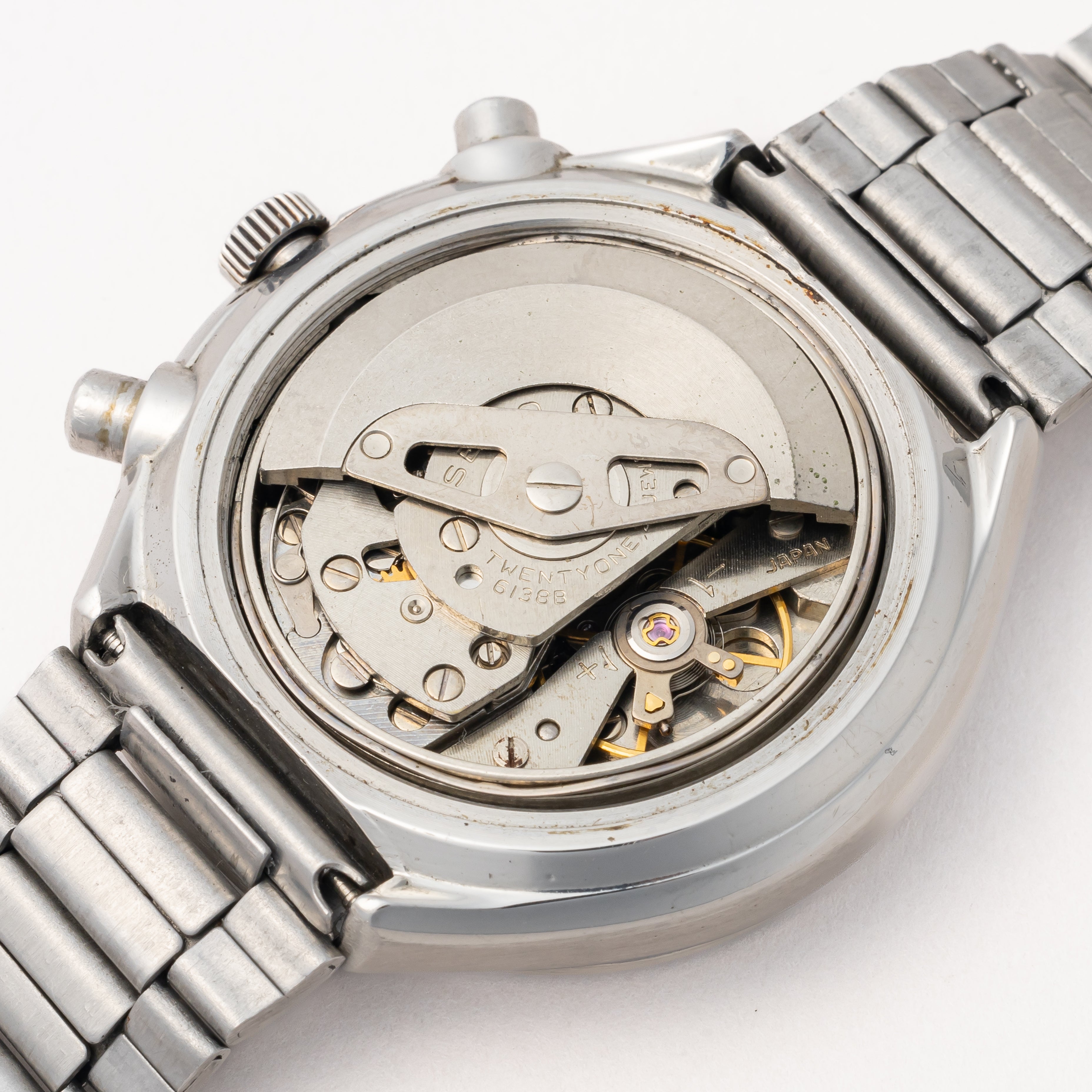 セイコー 自動巻クロノグラフ 1976年製 Ref.6138-8030 純正ブレス