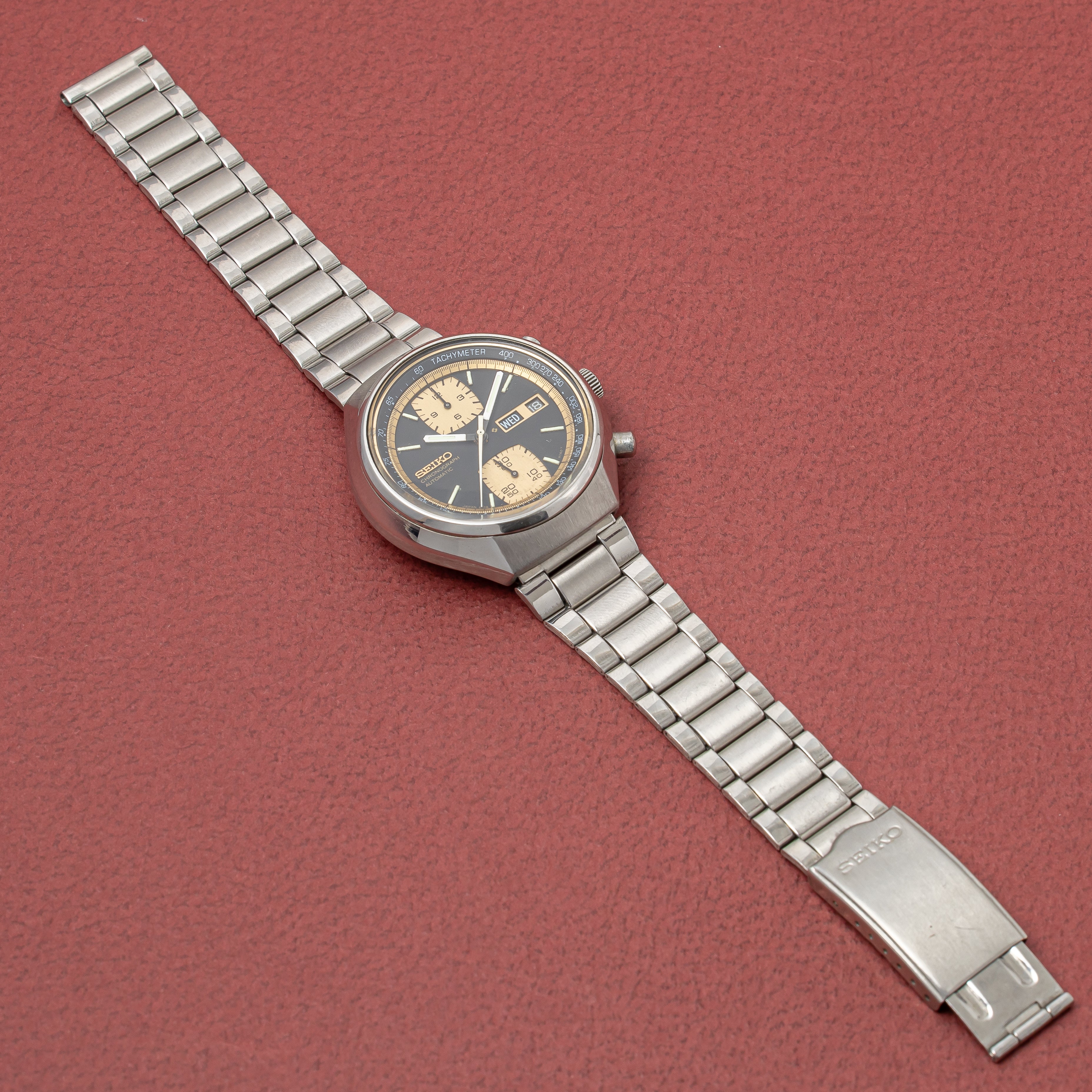 セイコー 自動巻クロノグラフ 1976年製 Ref.6138-8030 純正ブレス