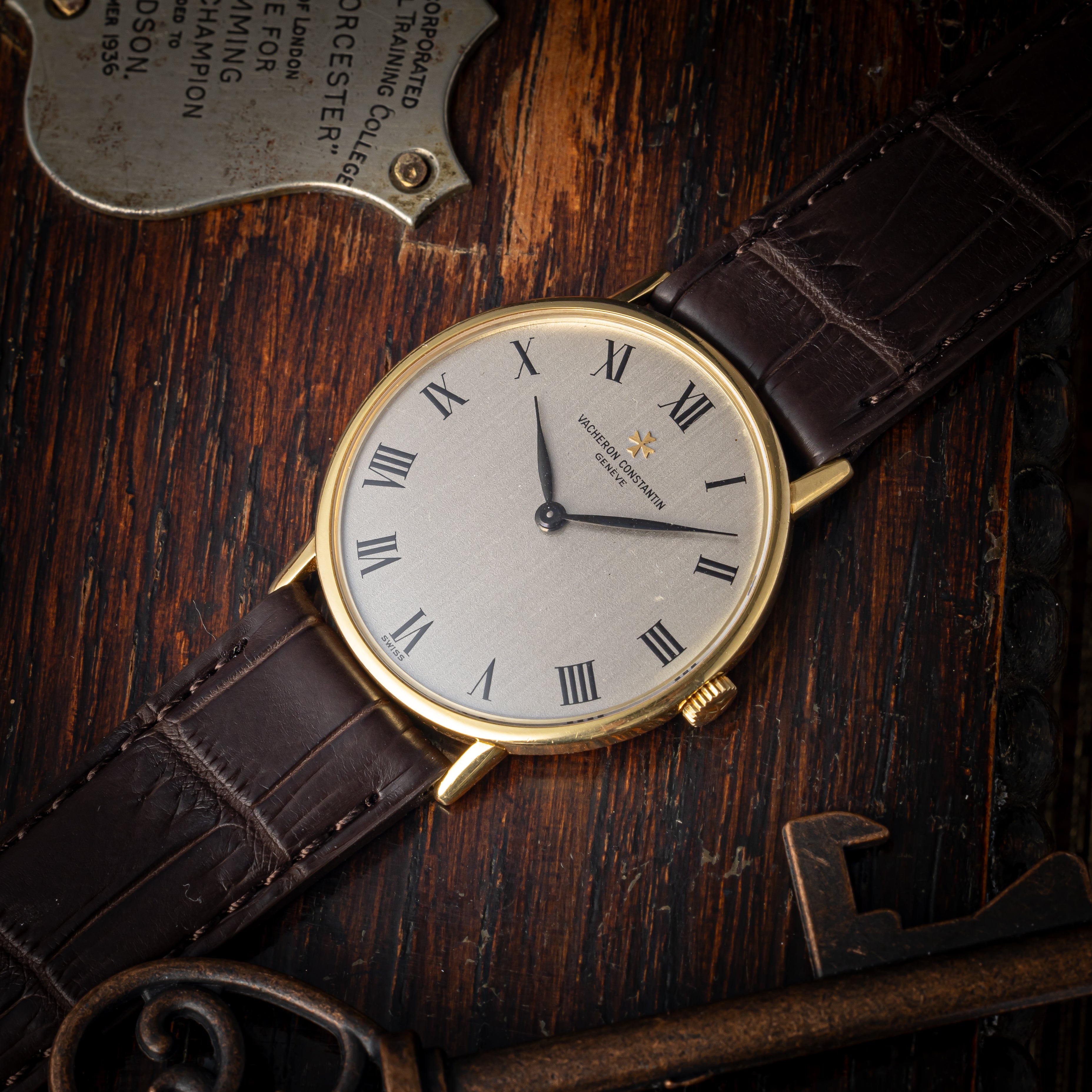 ヴァシュロン・コンスタンタン パトリモニー 1980年代 18金無垢ケース Ref.39009 ローマンダイヤル