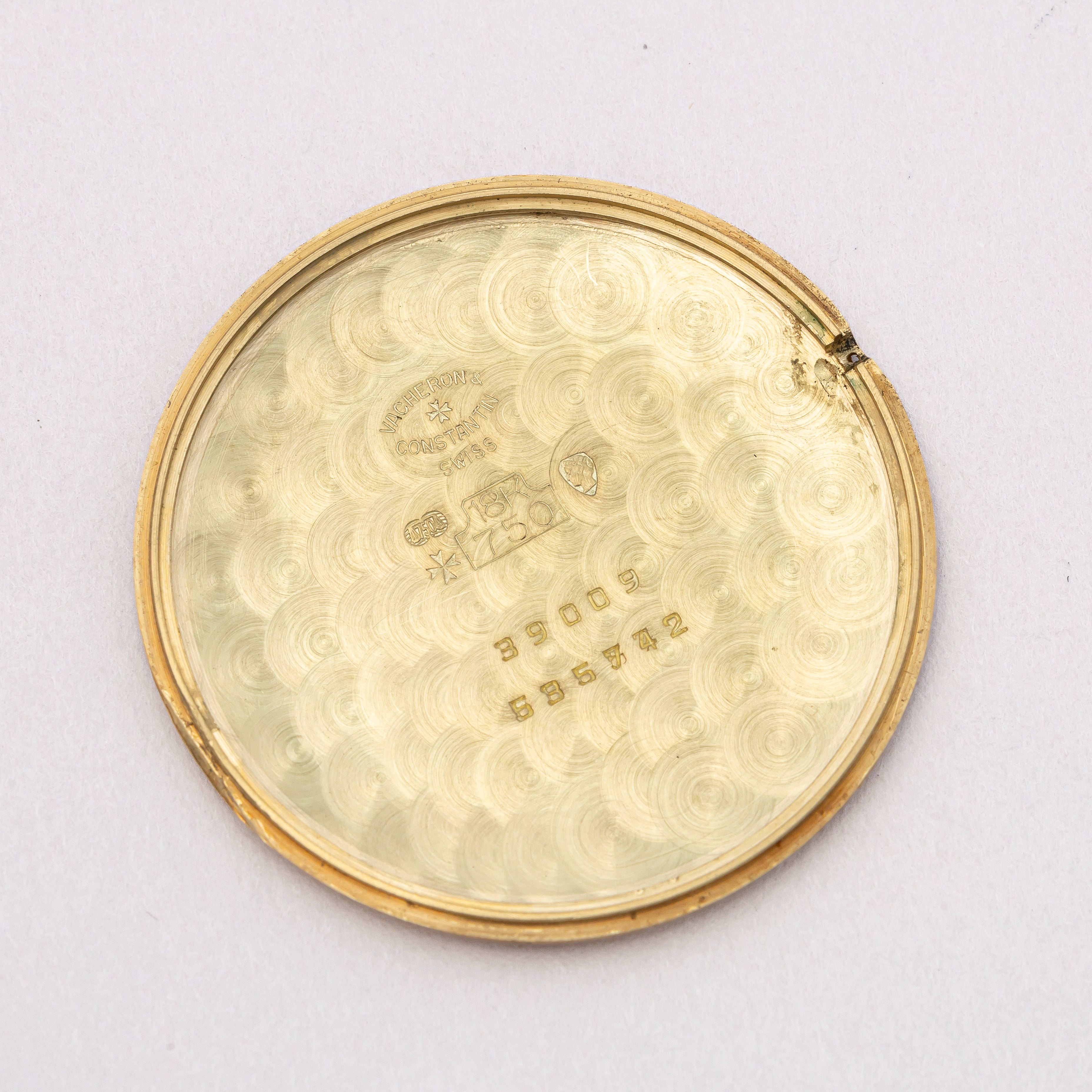 ヴァシュロン・コンスタンタン パトリモニー 1980年代 18金無垢ケース Ref.39009 ローマンダイヤル