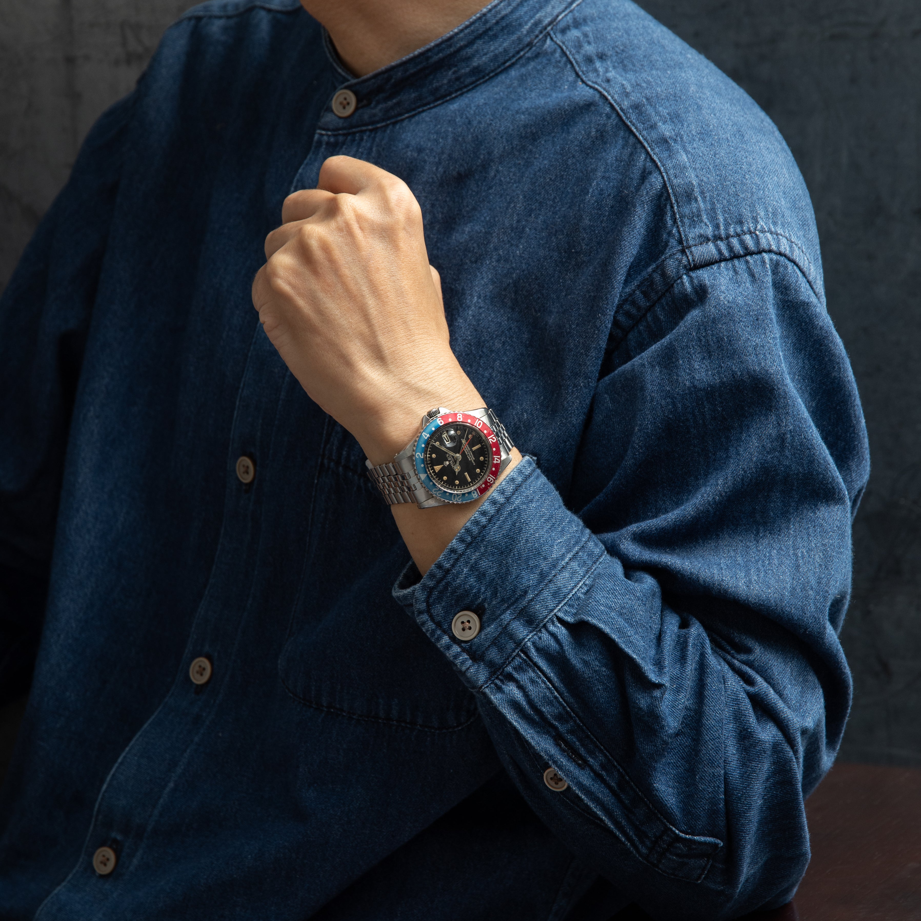 ロレックス GMTマスター ペプシベゼル 1961年製 Ref.1675 サークルミラー 小針