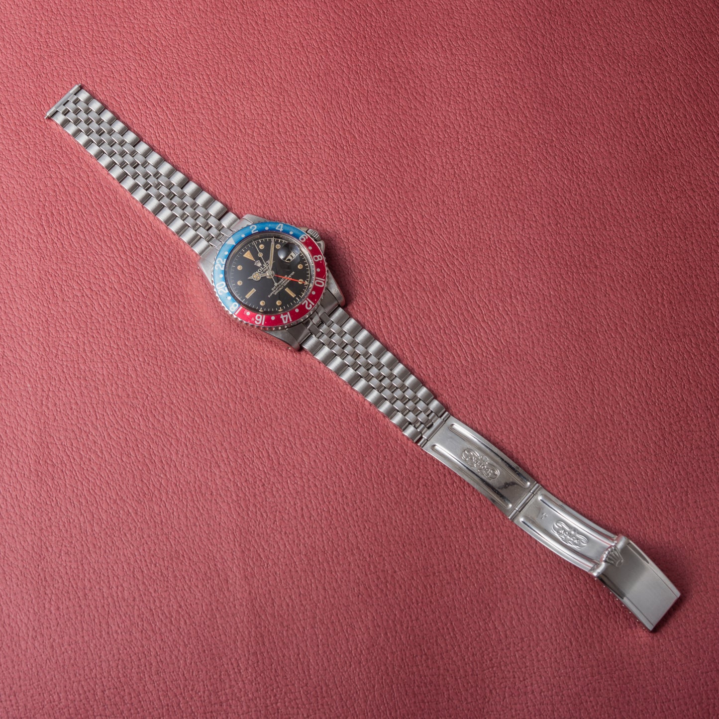 ロレックス GMTマスター ペプシベゼル 1961年製 Ref.1675 サークルミラー 小針