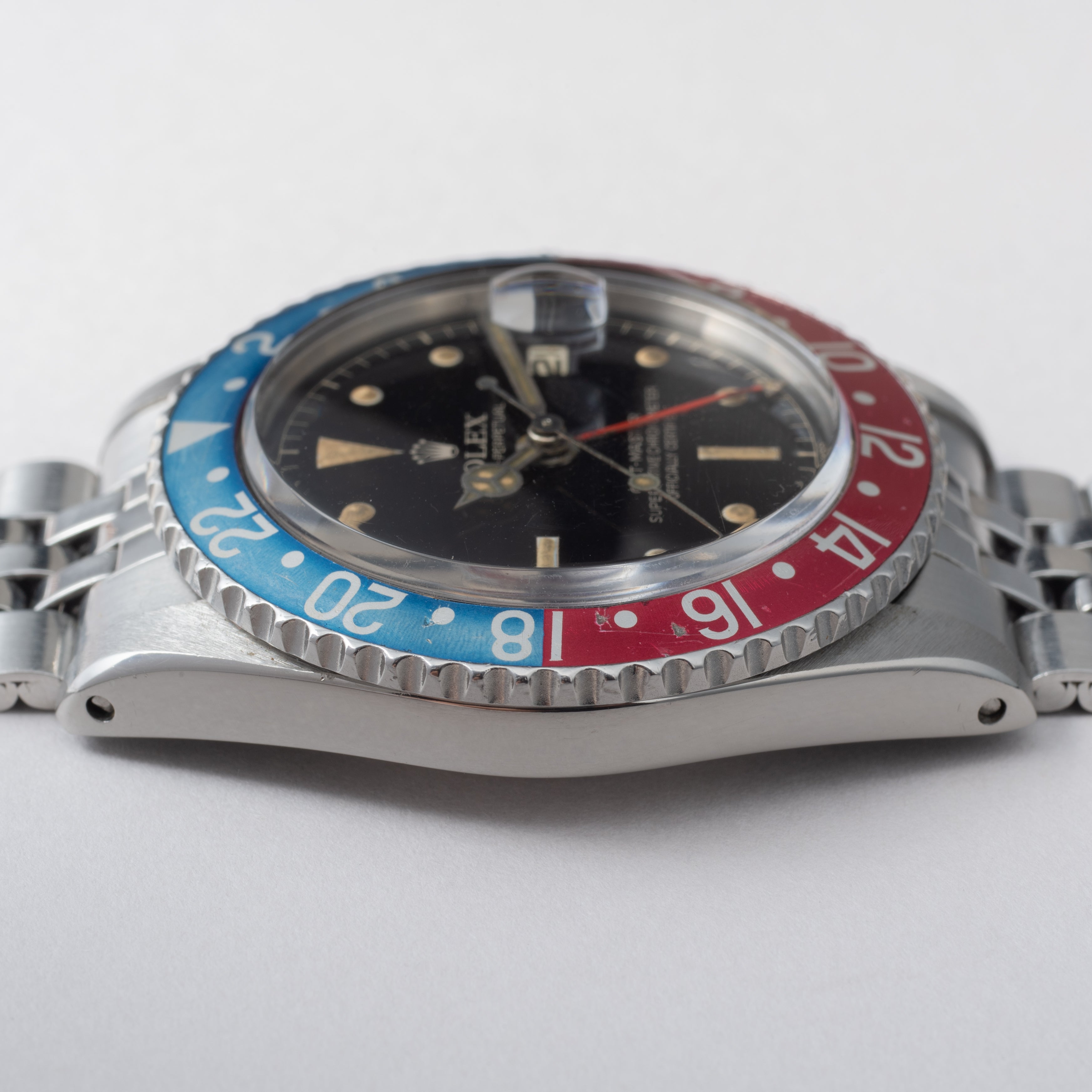 ロレックス GMTマスター ペプシベゼル 1961年製 Ref.1675 サークルミラー 小針