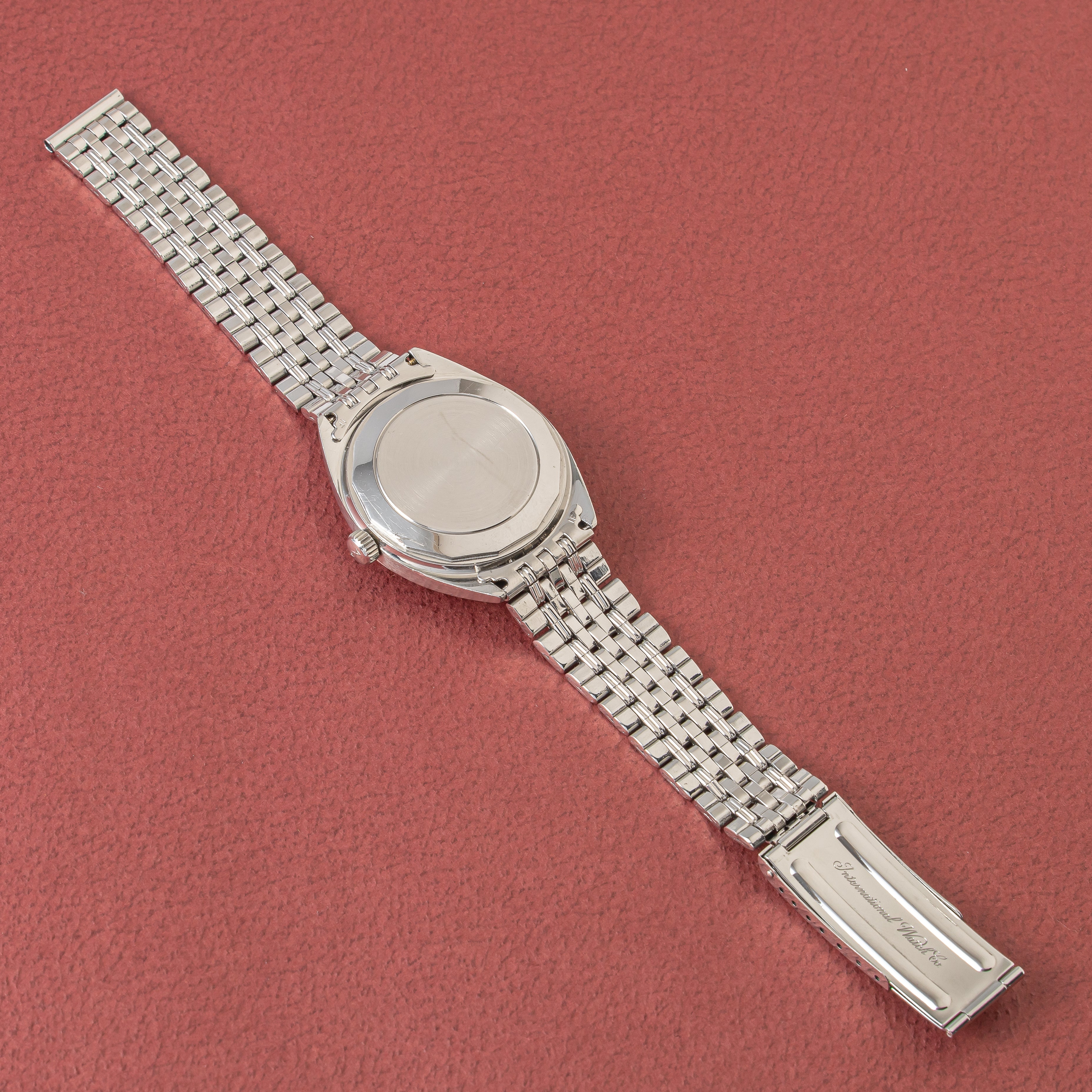 IWC ヨットクラブ 1966年製 オリジナルブラックダイヤル 純正ゲイフレアーブレス Cal.8541