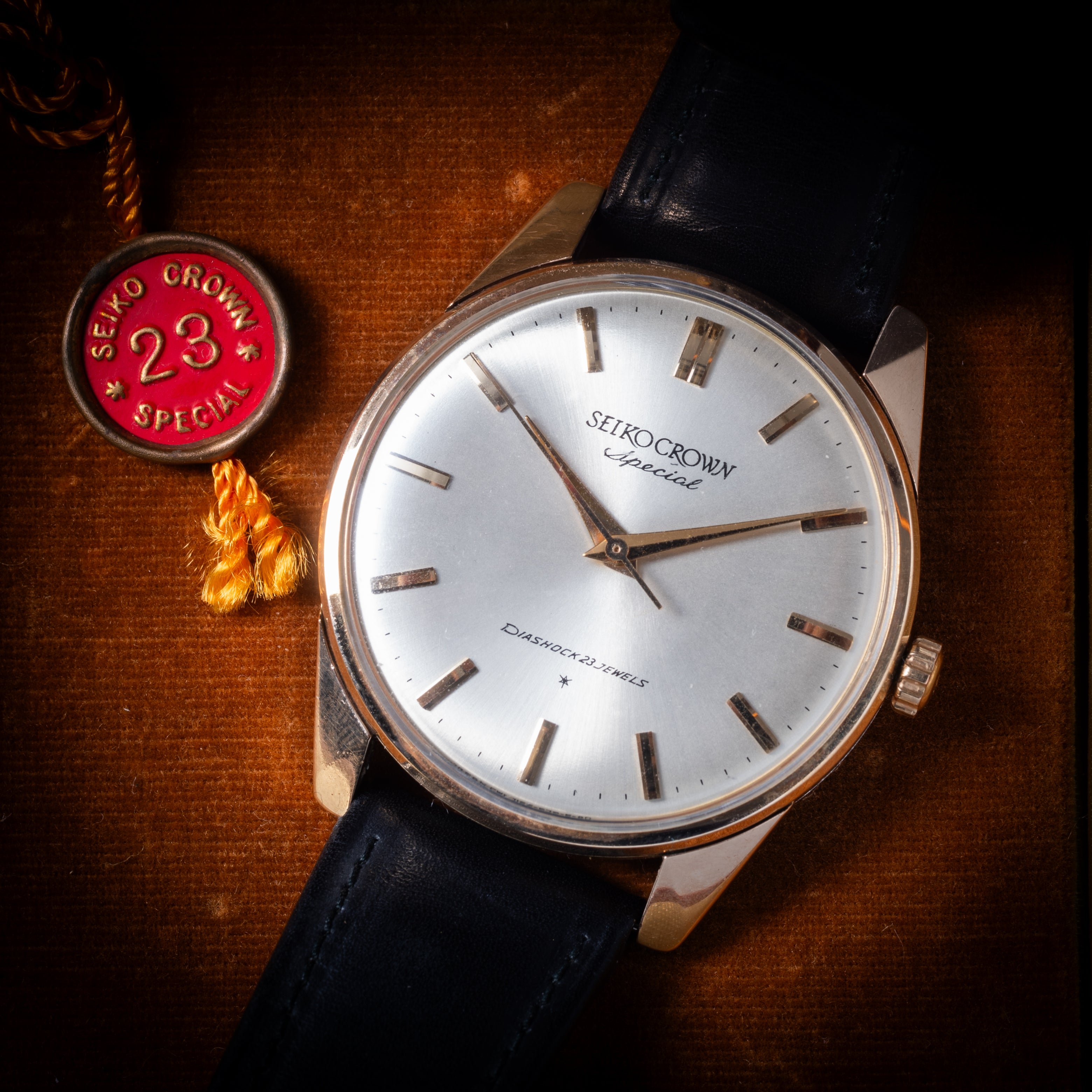 セイコー クラウンスペシャル 1964年製 金張り Ref.70299 箱付き