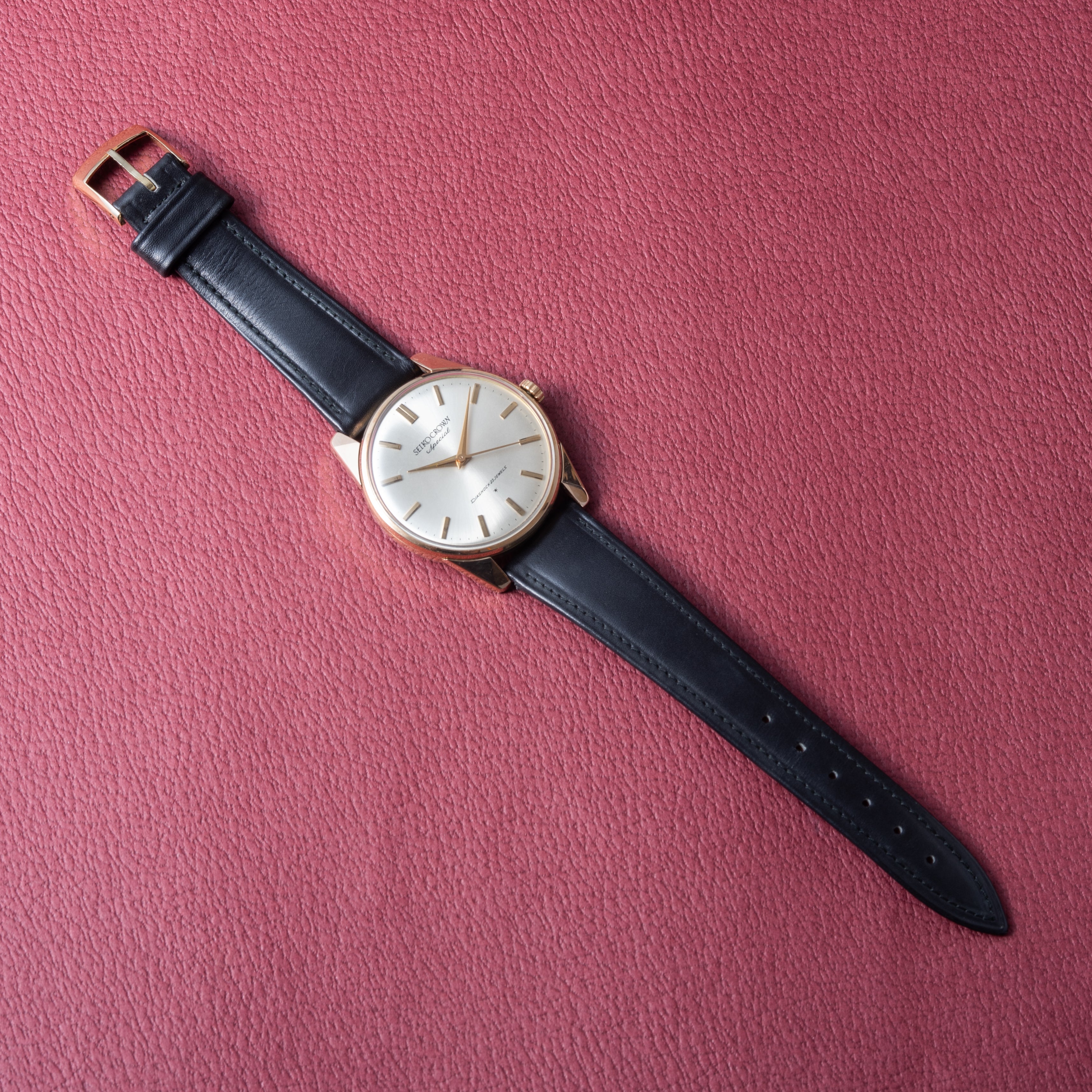 セイコー クラウンスペシャル 1964年製 金張り Ref.70299 箱付き