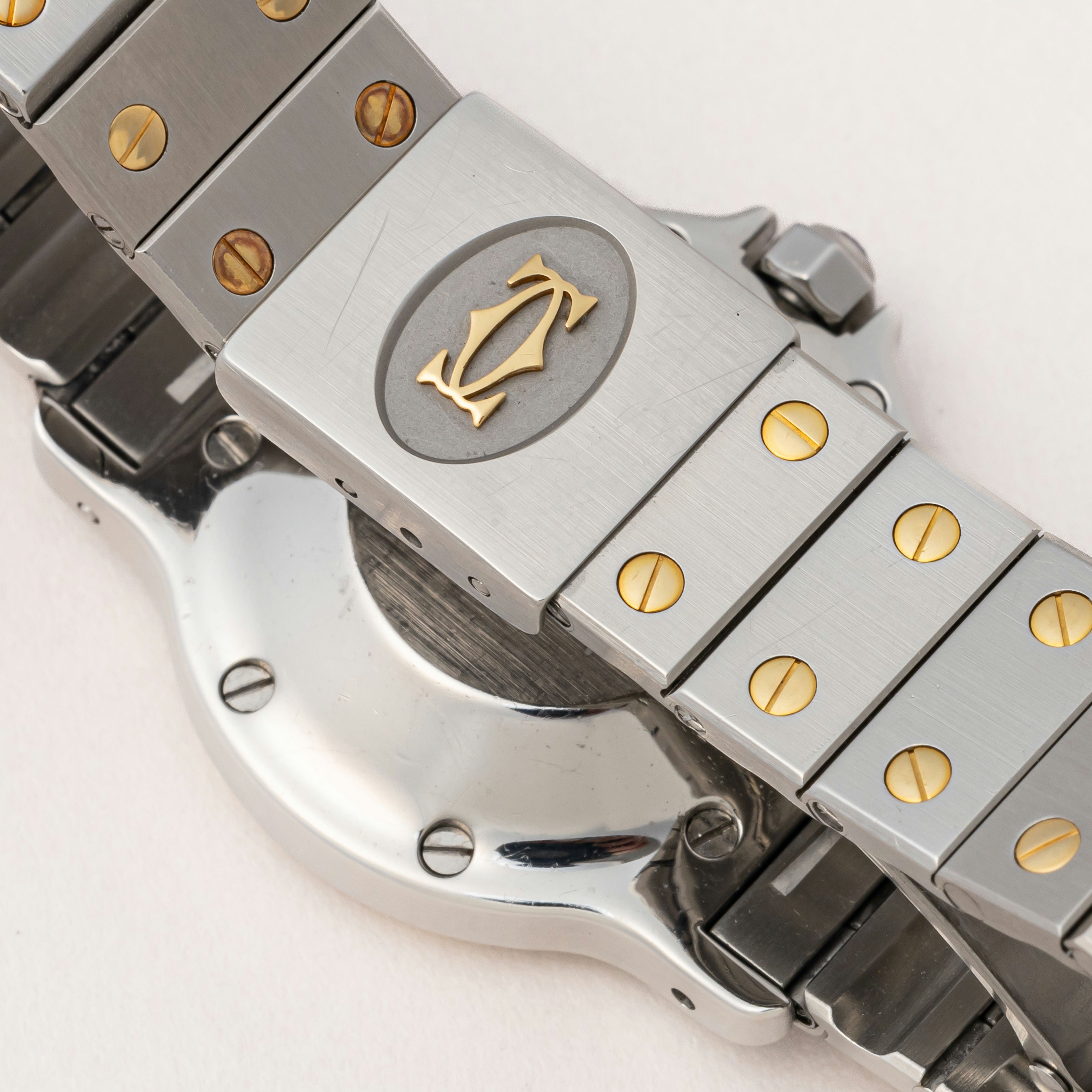 カルティエ サントス オクタゴン LMサイズ コンビ 1990年代製