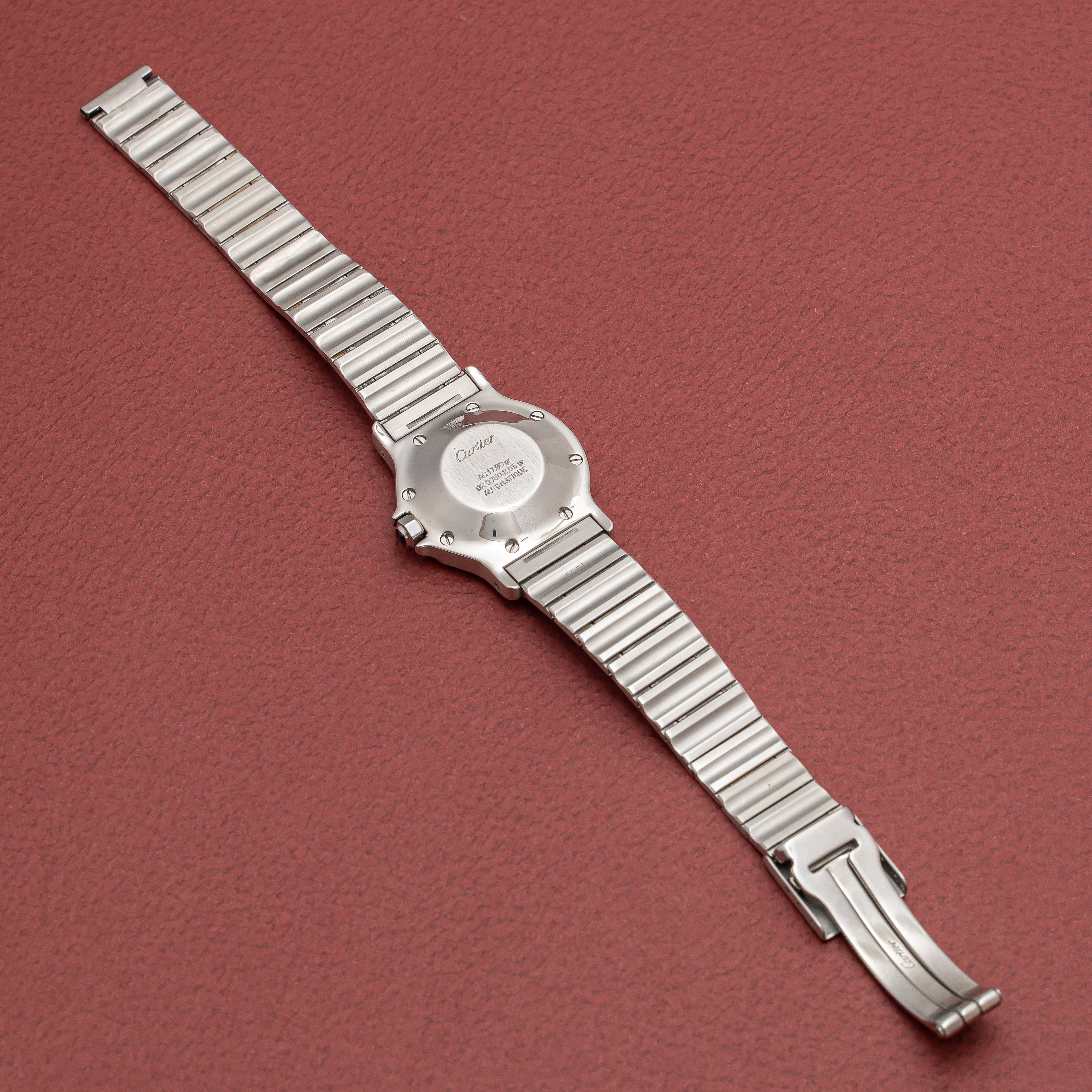 カルティエ サントス オクタゴン LMサイズ コンビ 1990年代製