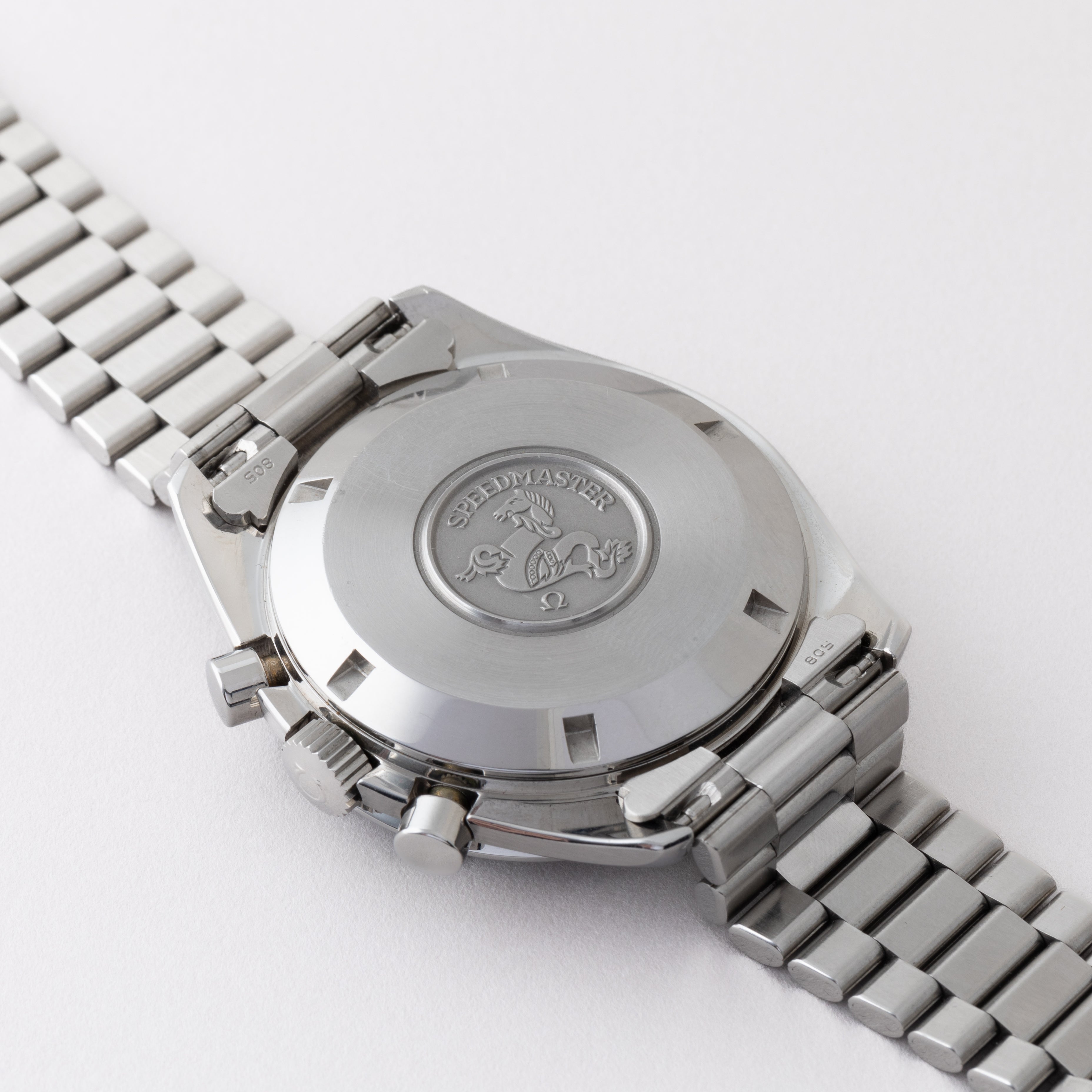 オメガ スピードマスター プロフェッショナル 1985年製 ムーンフェイズ Ref.345.0809 箱、ギャラ付き