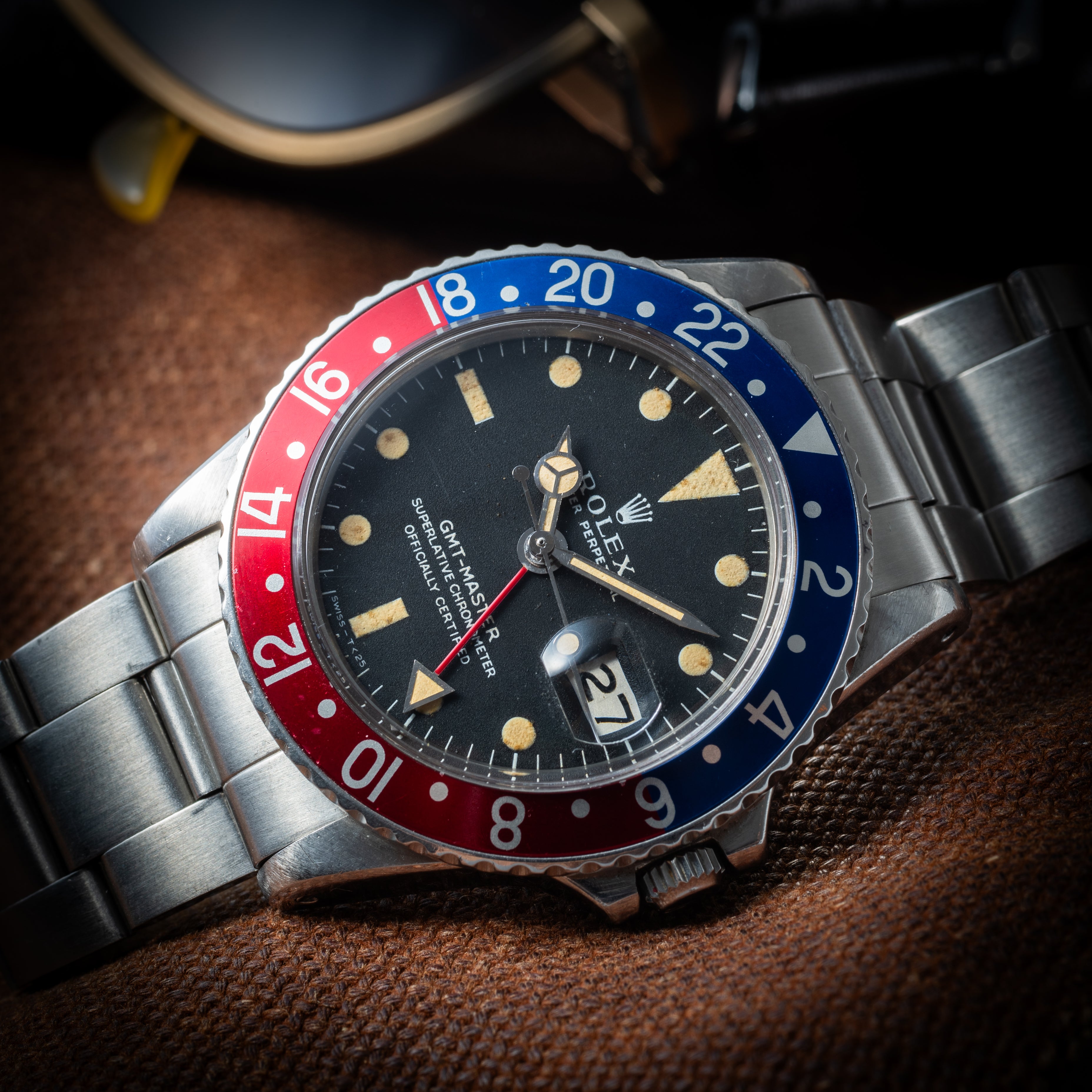 ロレックス GMTマスター ペプシベゼル 1971年製 Ref.1675 ロングEダイヤル