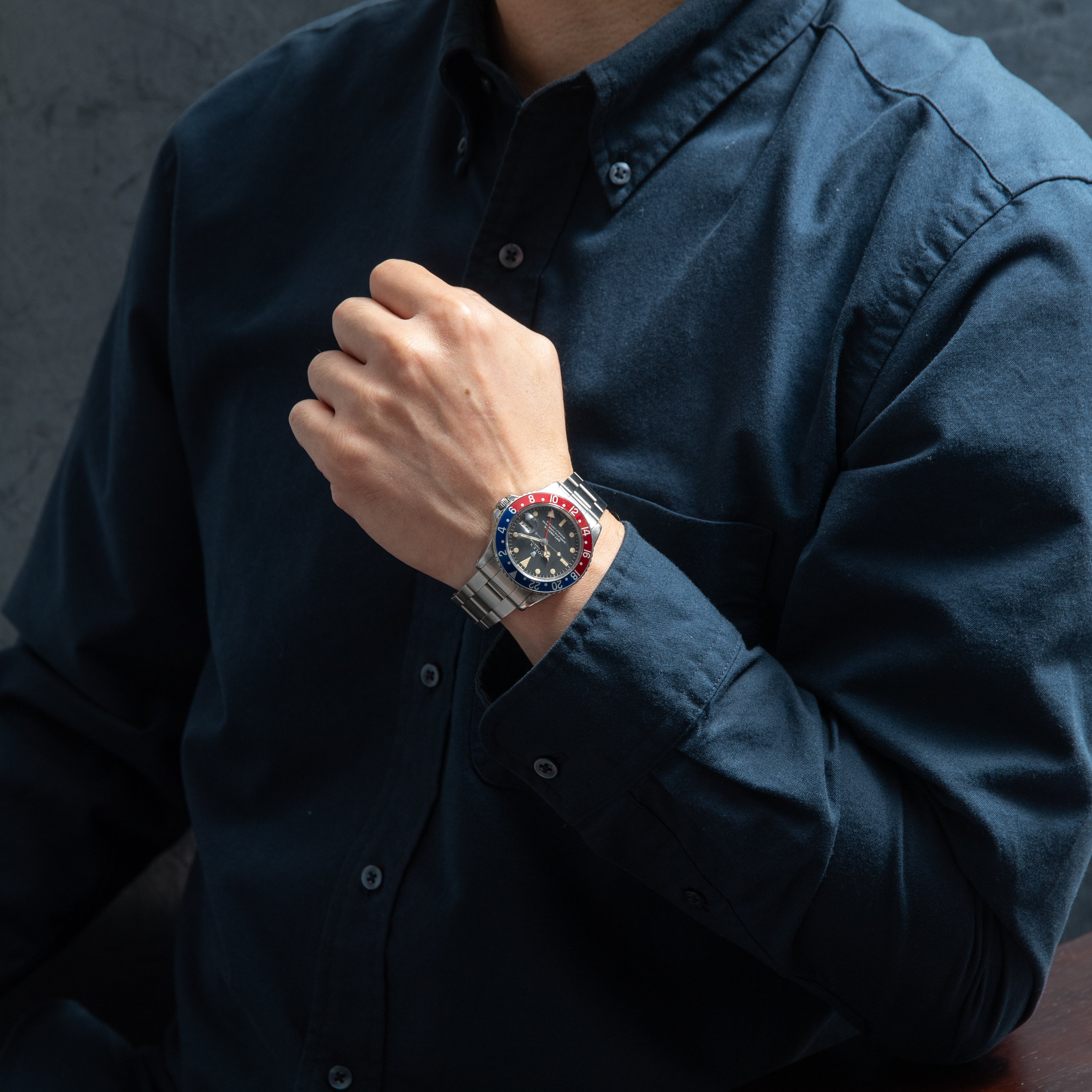 ロレックス GMTマスター ペプシベゼル 1971年製 Ref.1675 ロングEダイヤル