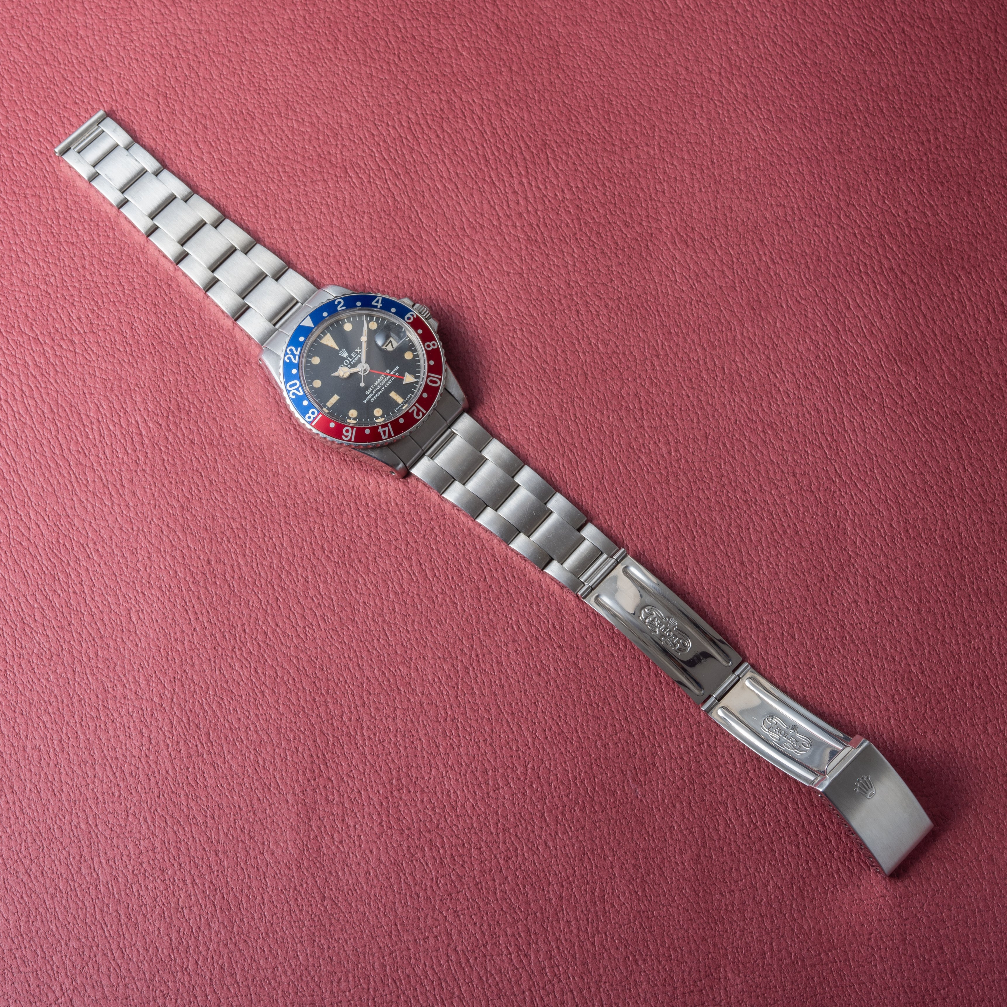 ロレックス GMTマスター ペプシベゼル 1971年製 Ref.1675 ロングEダイヤル